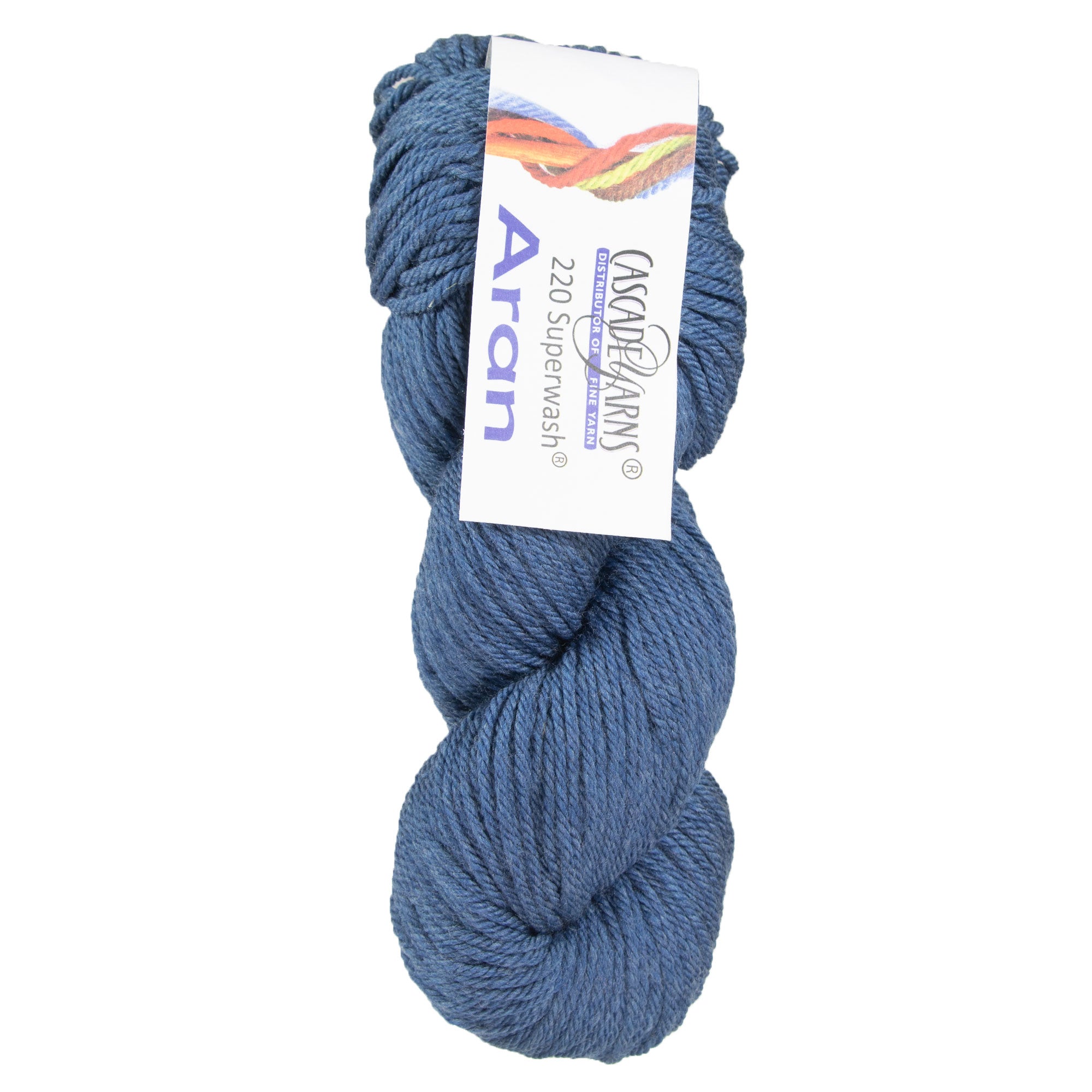 Cascade Yarns 220 Superwash Aran Yarn - 1958 Sapphire - Soft & Versatile for Any Knitting Project