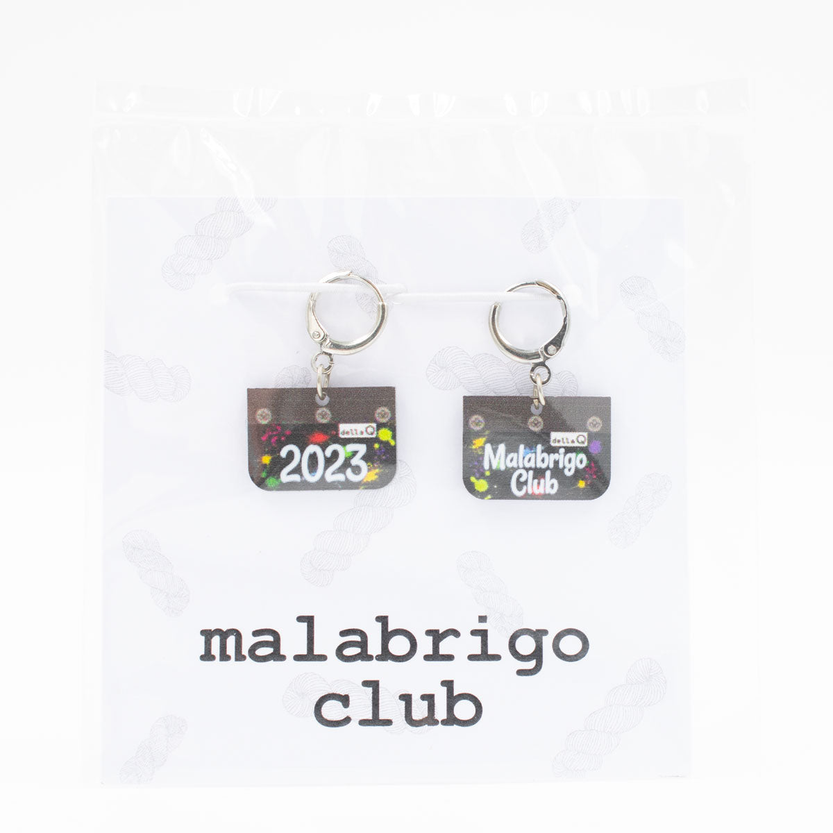 2023 Malabrigo Club - Jimmy Beans Wool's Cool Black Paint - Speckled Stitch Markers