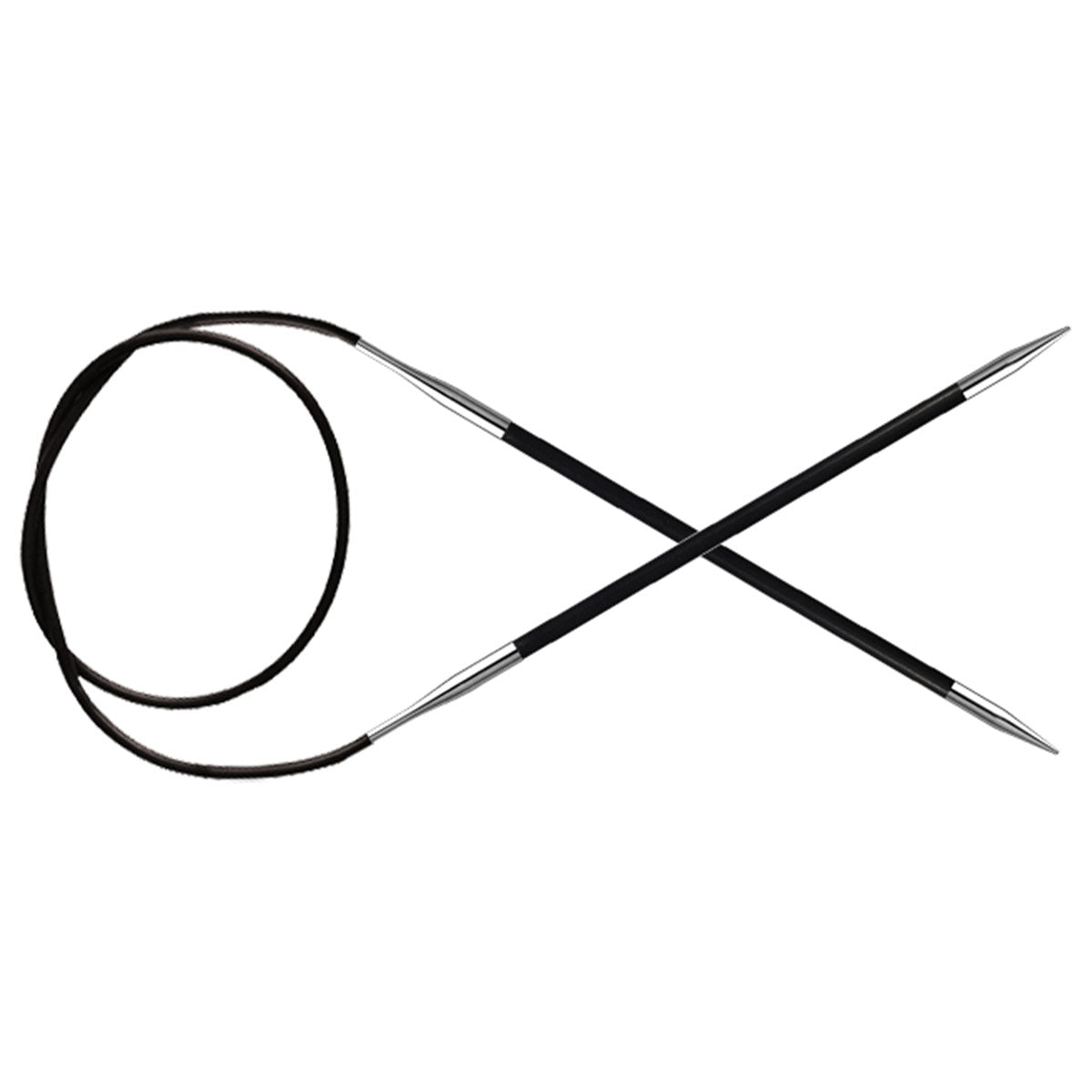 KnitPro Karbonz Circular Needles - Premium US 4 (3.5mm) - 32 Inches for Exceptional Knitting
