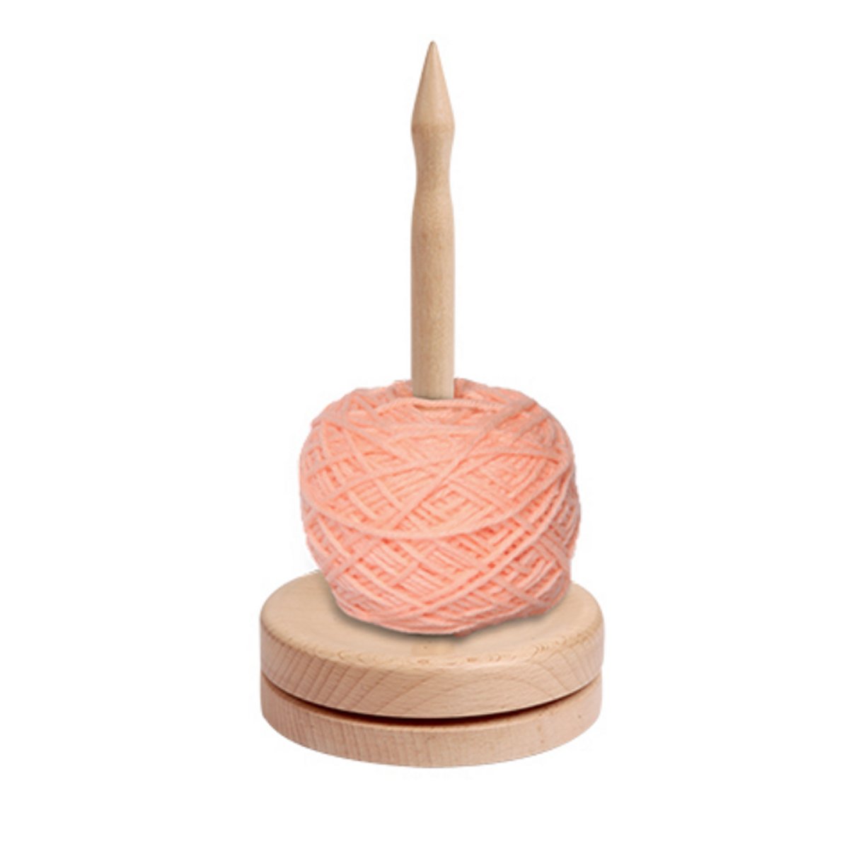 KnitPro Natural Yarn Dispenser - Premium Handcrafted Winding Tools