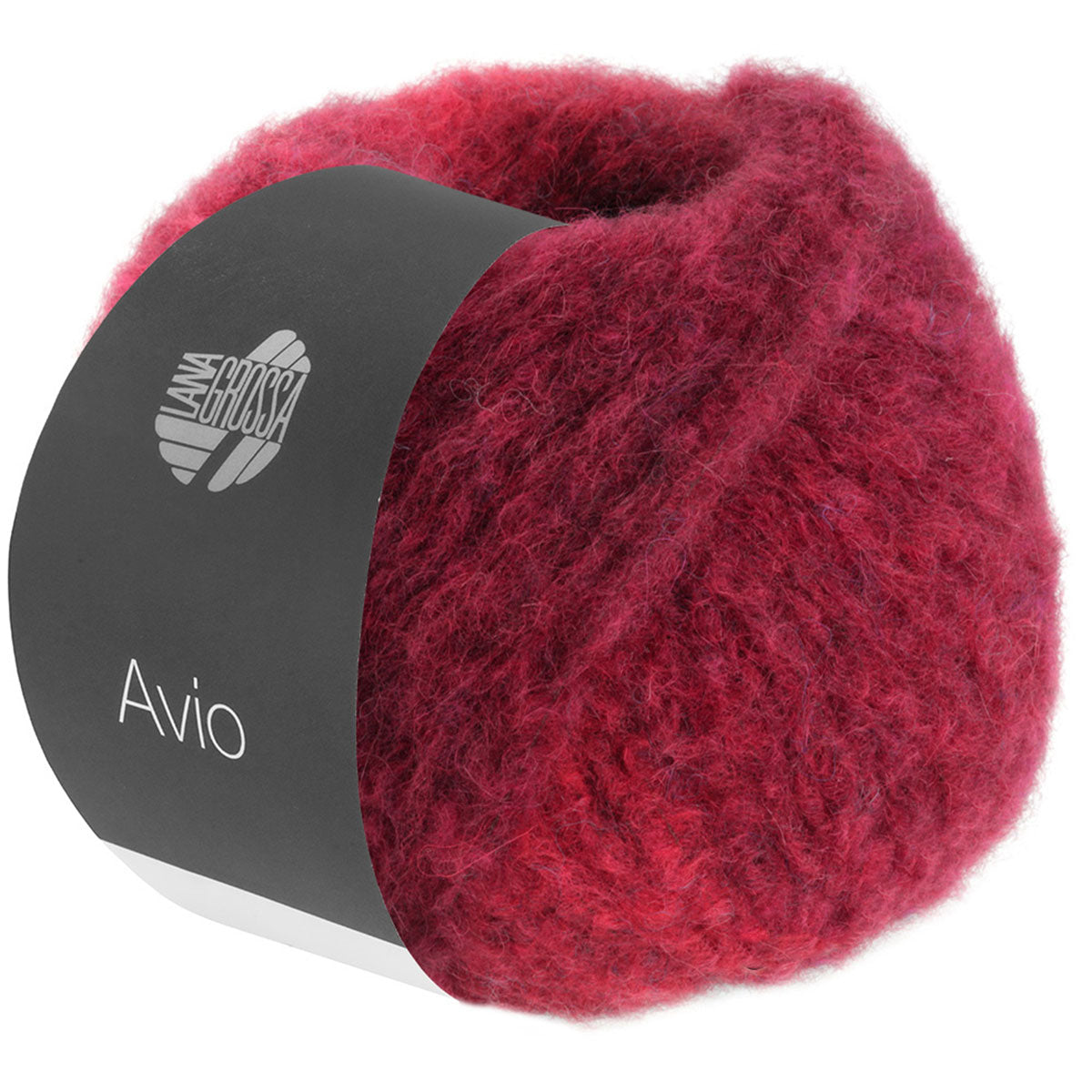 Lana Grossa Avio Chunky Yarn - 14 Red/Dark Red: Soft Alpaca & Polyamide Blend