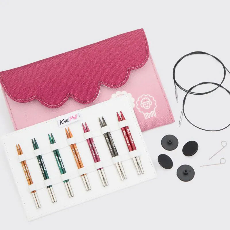 KnitPro Dreamz Special Interchangeable Needle Midi Set - 7 Sizes for 16