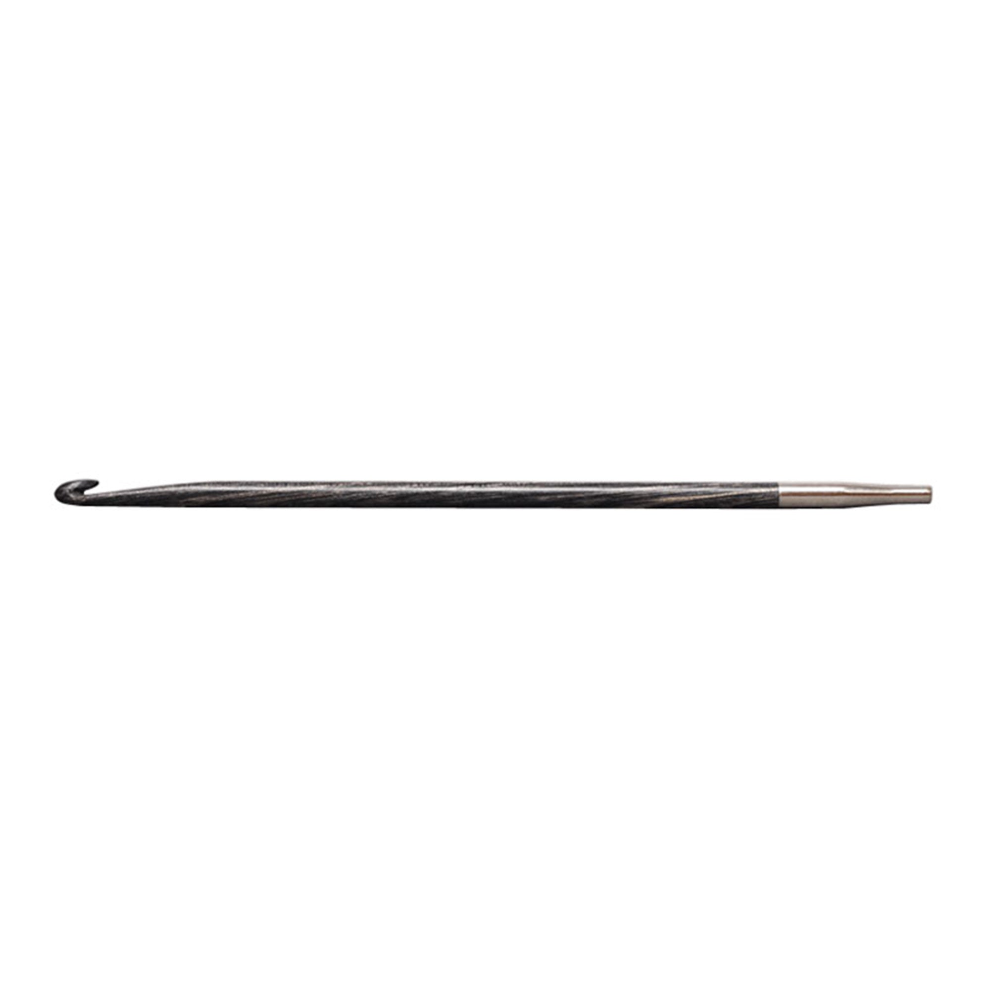KnitPro Dreamz Tunisian/Afghan Interchangeable Crochet Hooks - US 7 (4.5mm) - Stunning Grey Onyx