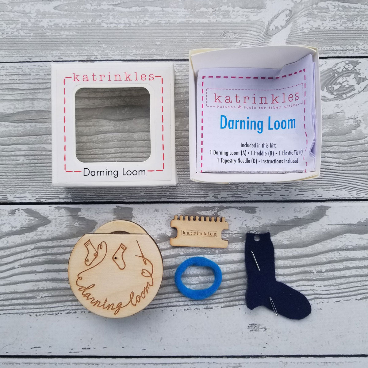 Katrinkles Premium Darning and Mending - Extra - Large Darning Loom Kit