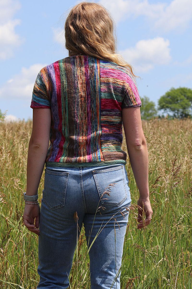 Koigu Pencil Box Collection 3.0 Patterns - Painter's T-Shirt PDF Download - Sizes: Small, Medium, Large, X-Large