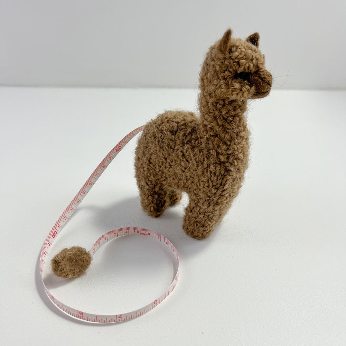 Jimmy Beans Wool Adorable Long Tail Alpaca Tape Measure - Leonard the Long Tail