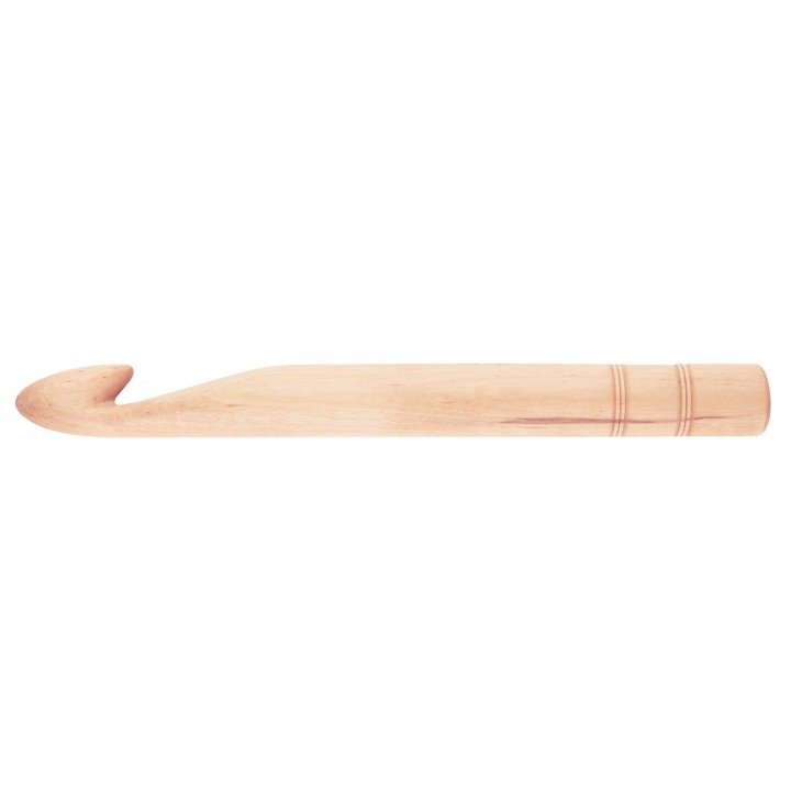 KnitPro Jumbo 35.0mm Birch Crochet Hooks - Ideal for Super Ultra Bulky Yarns