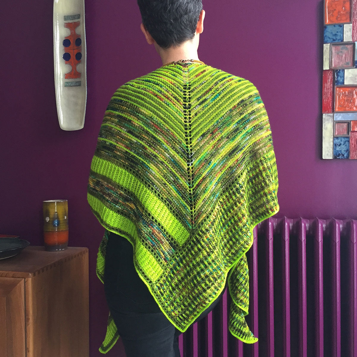 Julie Knits in Paris Pattern Collection - Naked Dandy Triangular Shawl Pattern - PDF Download