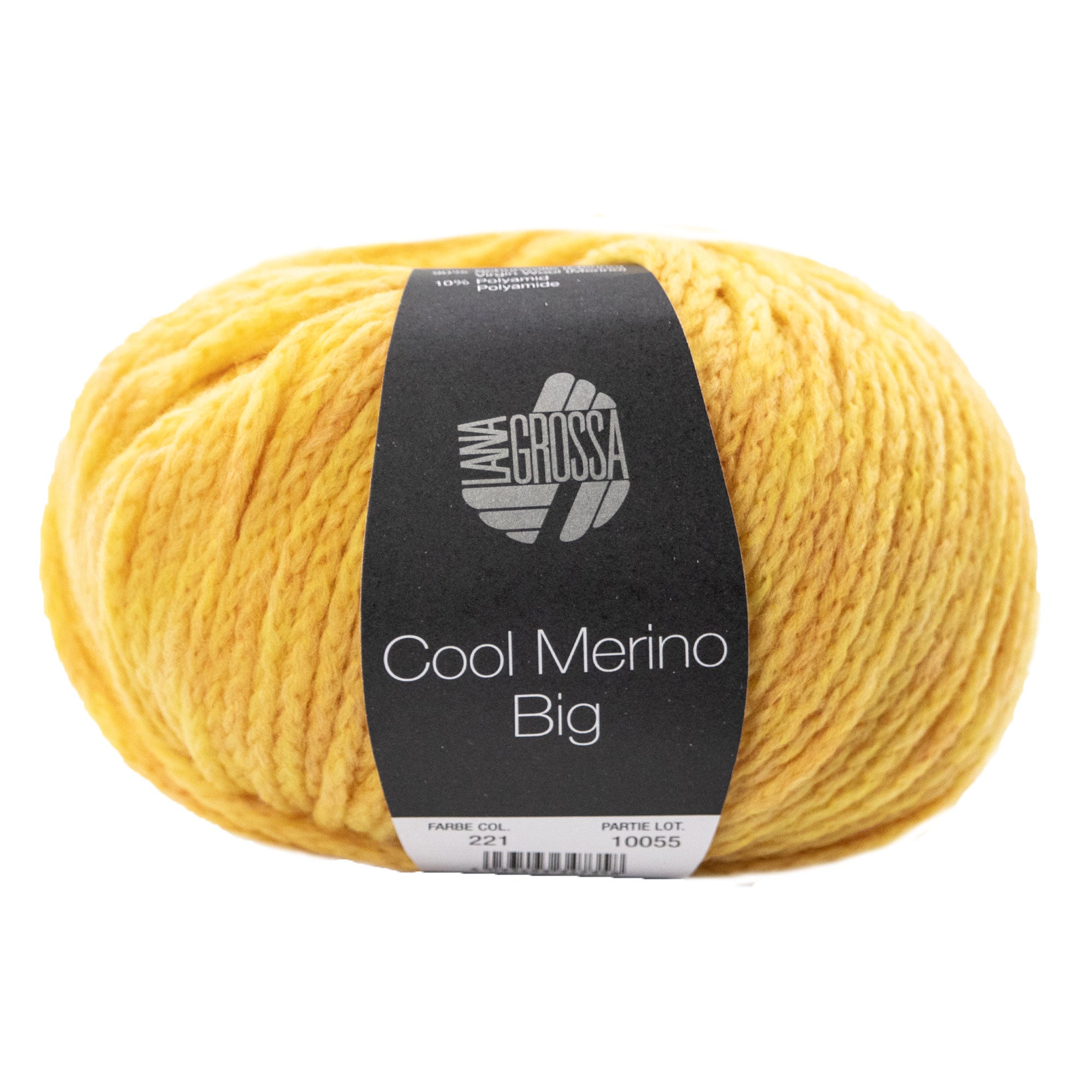 Lana Grossa Premium Cool Merino Big Yarn - 221 Vibrant Yellow