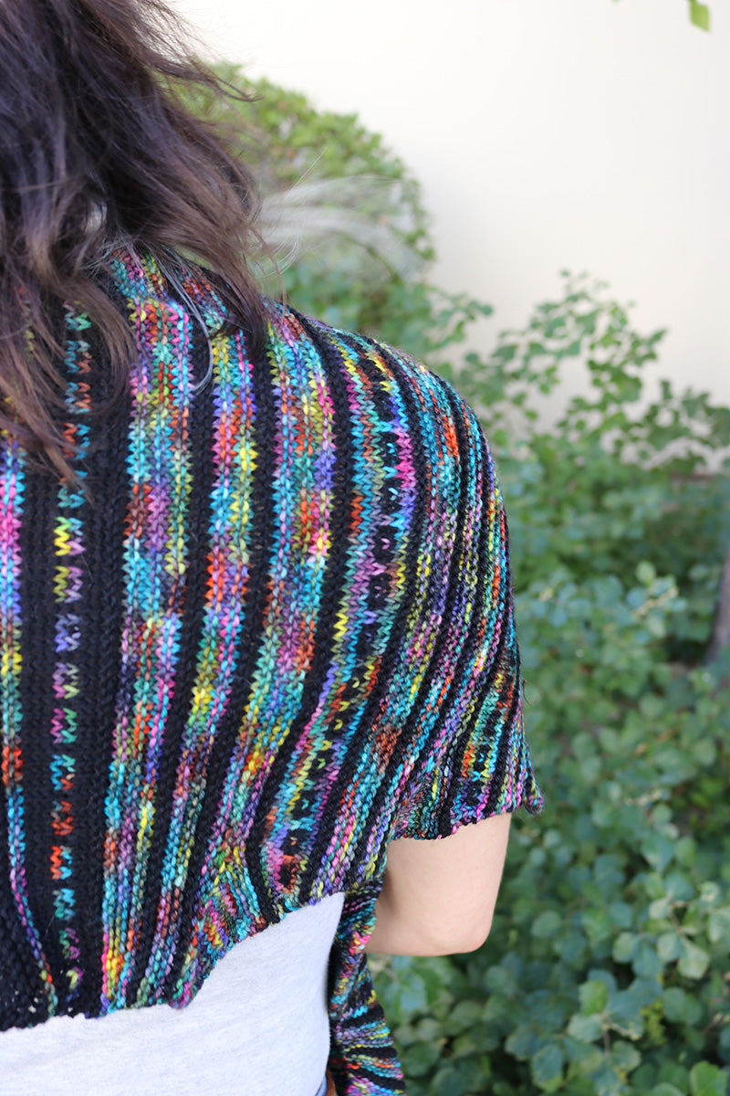 Jimmy Beans Wool PDF Patterns - Colorful Kaleido Shawl PDF Download