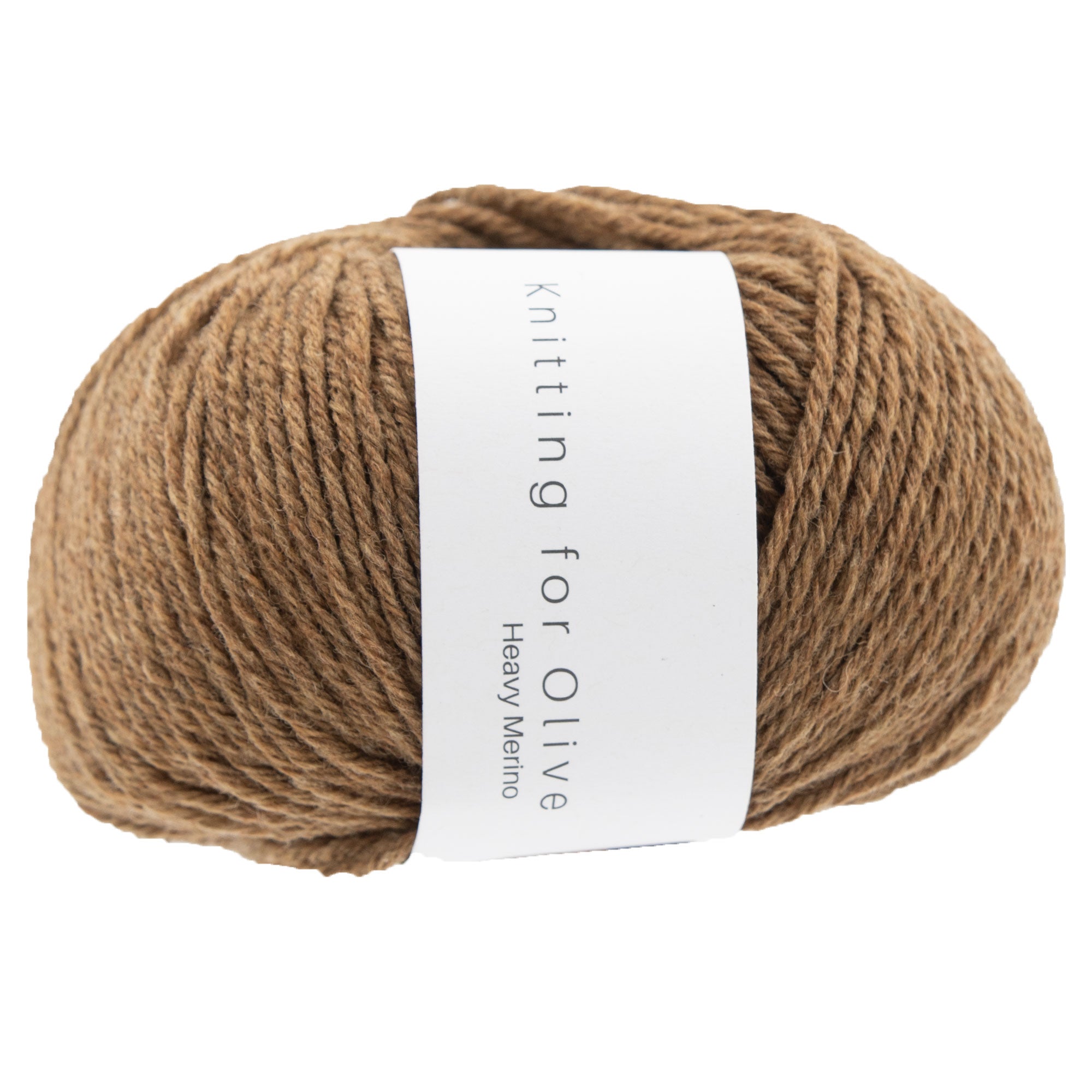 Knitting for Olive Heavy Merino Yarn - Soft Cognac, Durable and Traceable