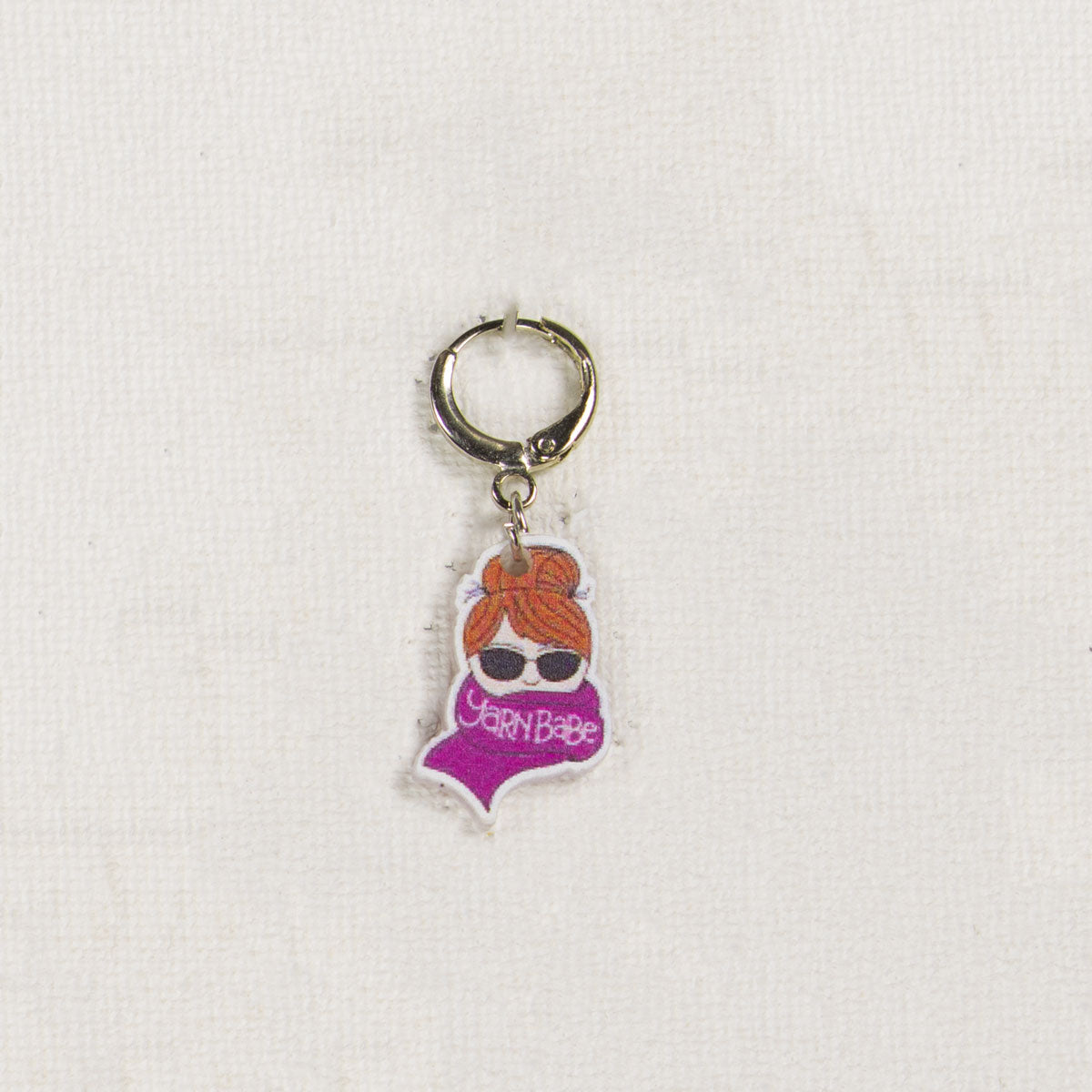 Jimmy Beans Wool Yarn Babe - Stylish Mauve Scarf Stitch Markers & More