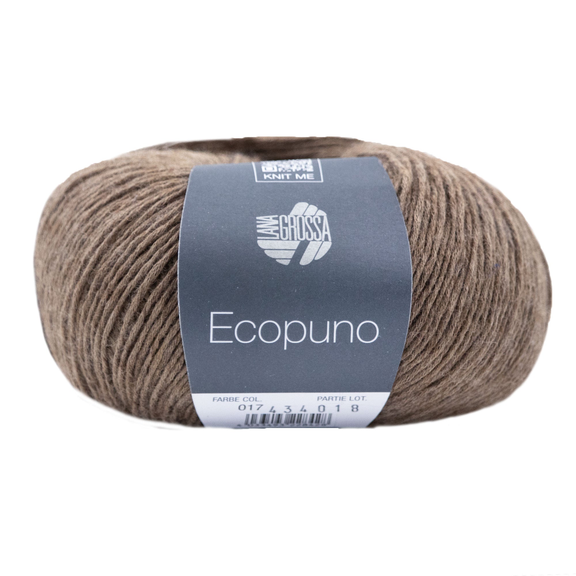 Lana Grossa Ecopuno Premium Crafting Yarn - 017 Dark Brown