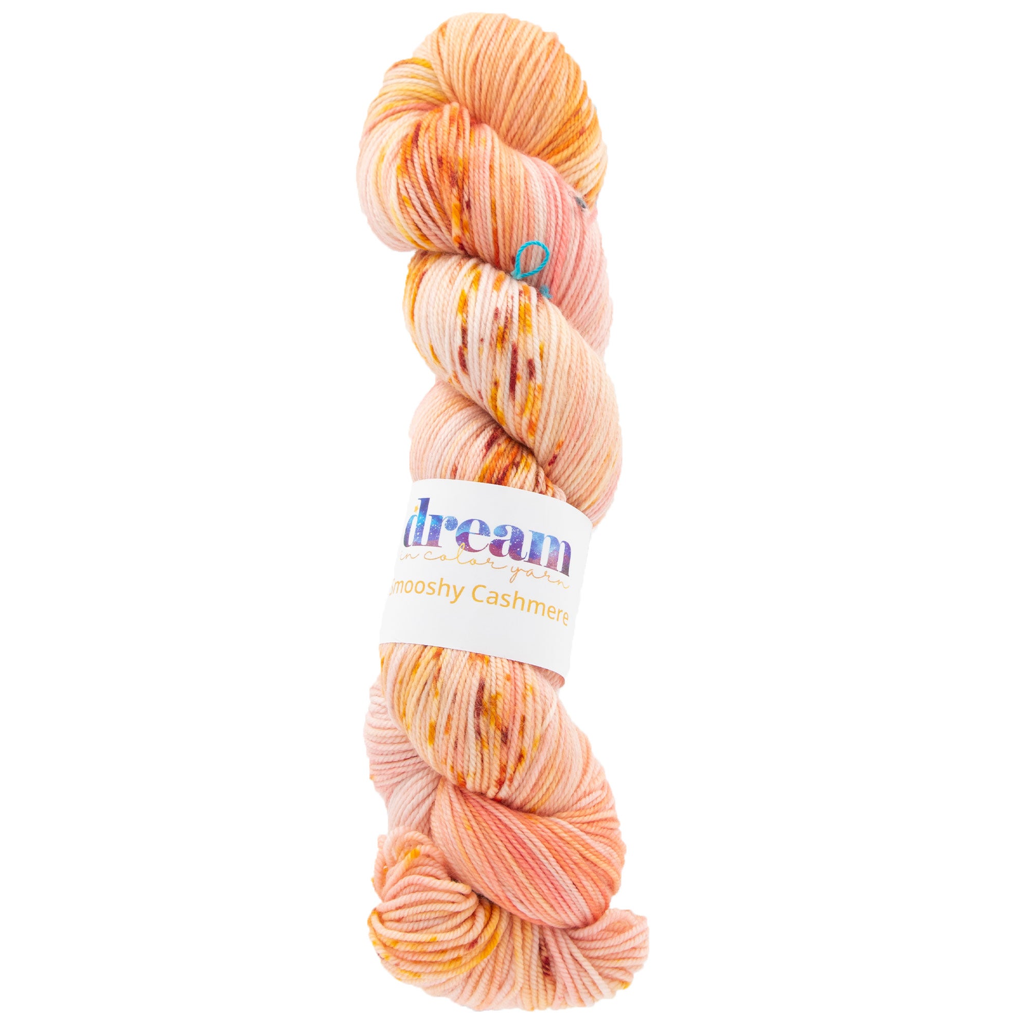 Dream in Color Smooshy Cashmere Yarn - Peachy Keen: Top-Selling, Soft Yarn for Knitters and Crocheters