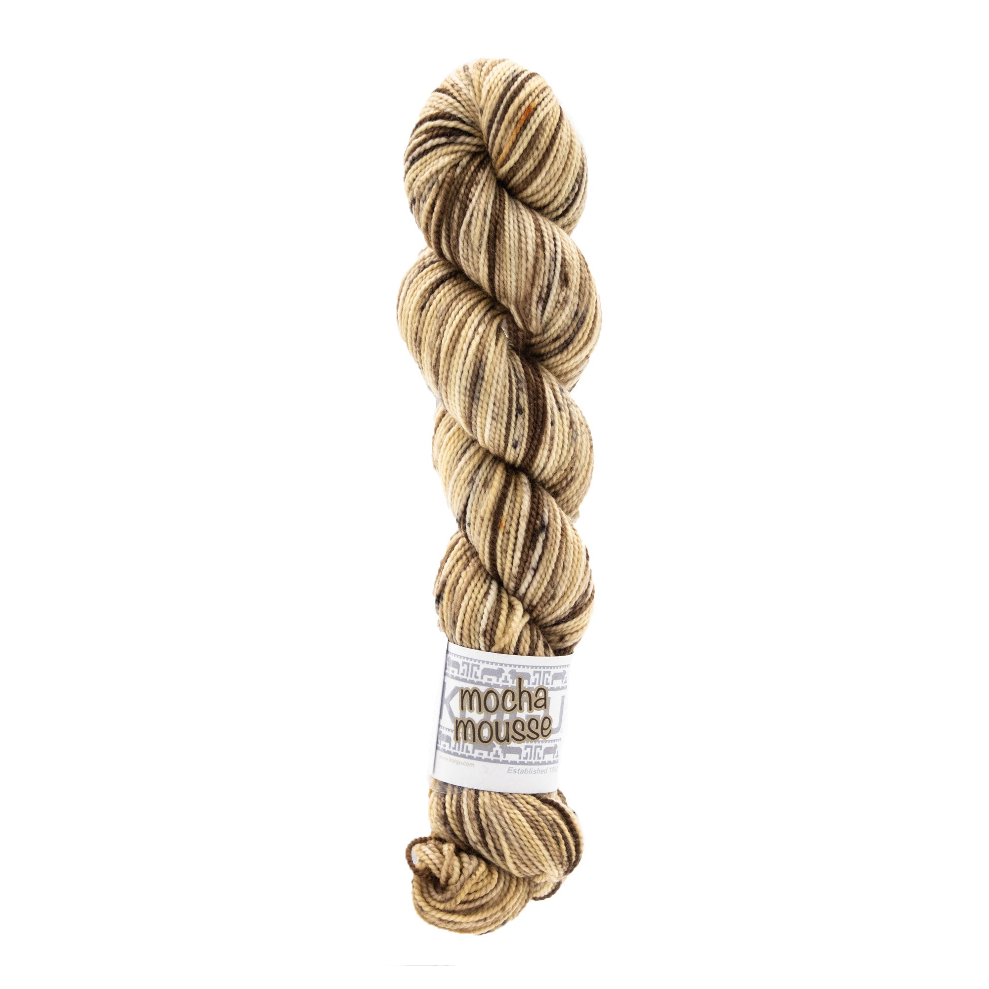Koigu KPPPM Yarn - Exquisite '25 January Collector - Mocha Mousse' Hand - Painted Merino Yarn
