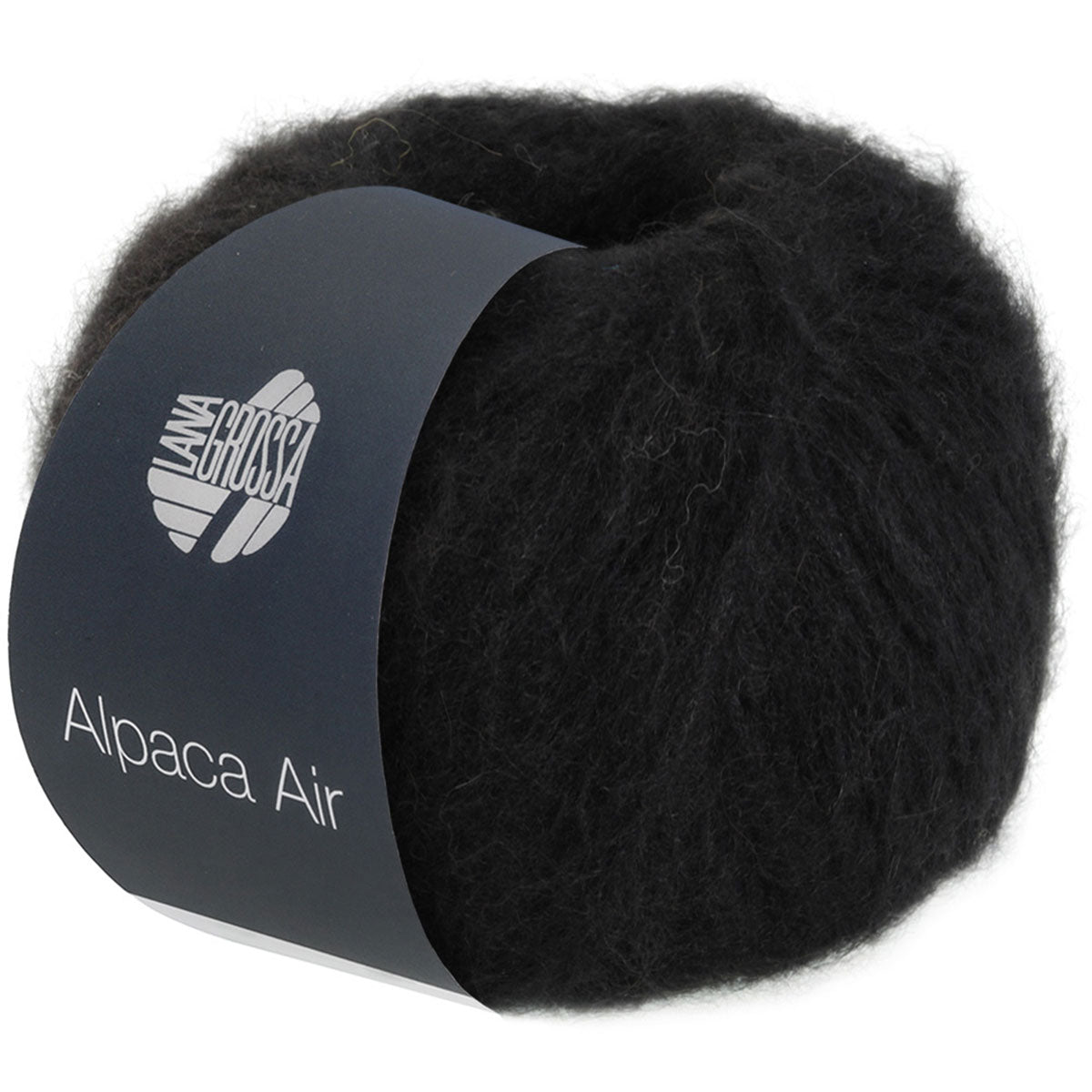 Lana Grossa Luxury Alpaca Air Yarn - 12 Black
