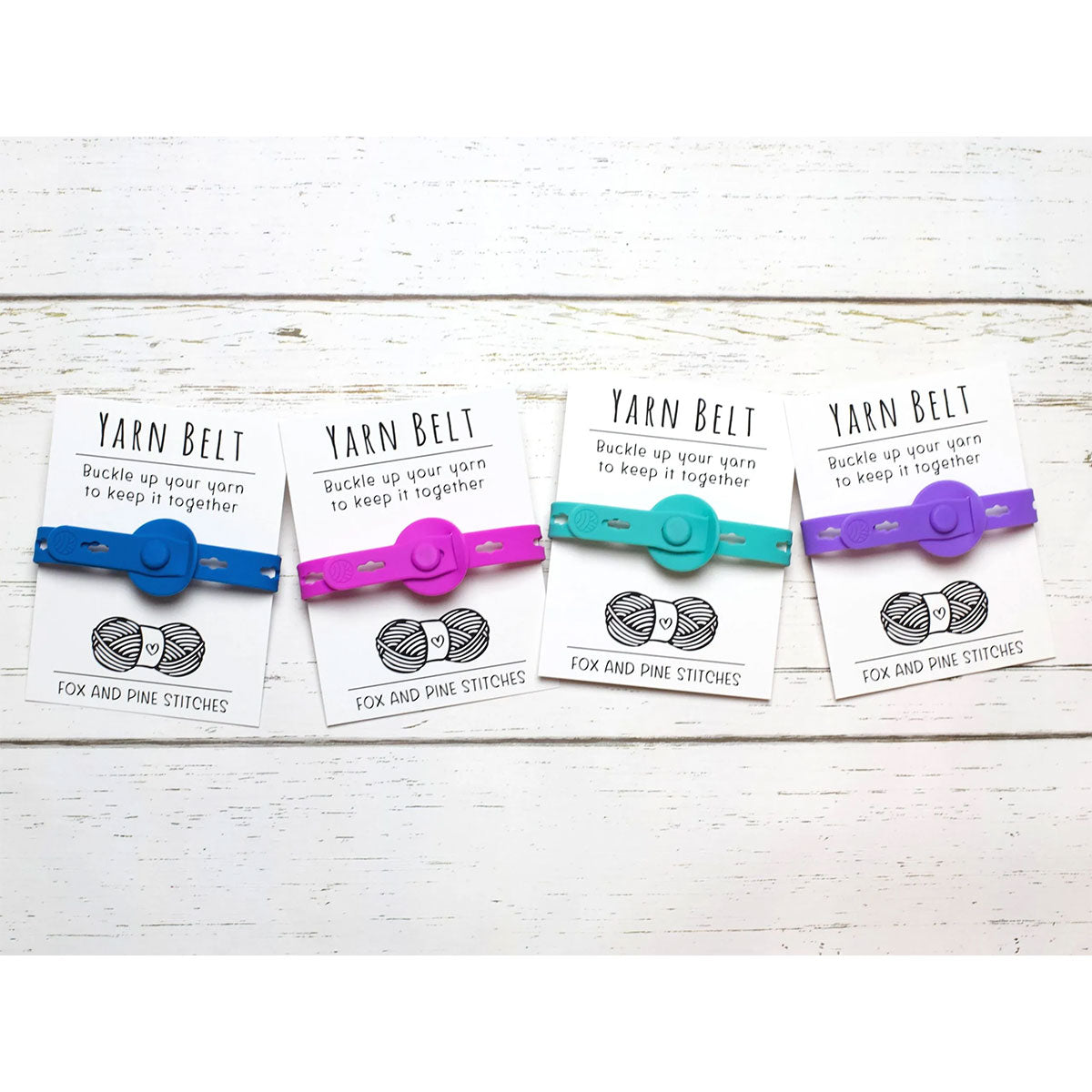 Fox & Pine Stitches Premium Yarn Belts - Teal