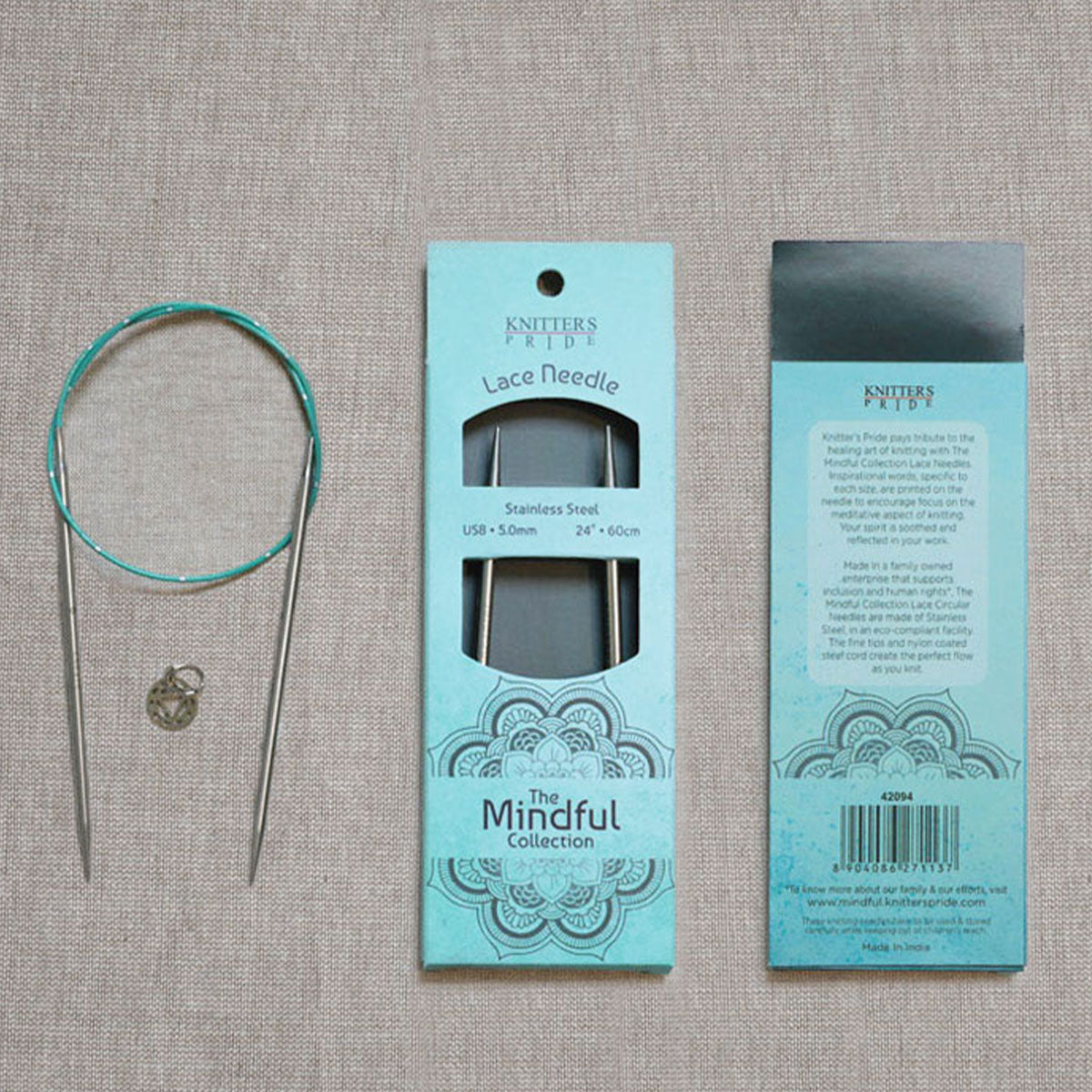 KnitPro Mindful Collection 24'' US 13 Fixed Circular Needles for Precision Knitting