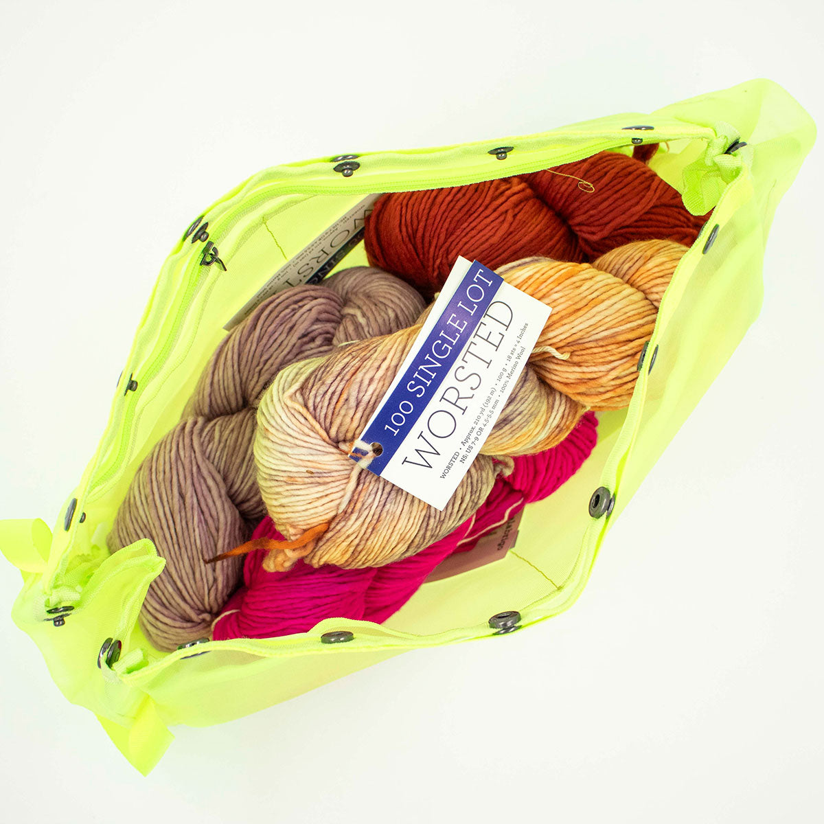 Hot Deal! Jimmy Beans Wool Grass - Stuffed Oh Snap Yarn Storage Sacks
