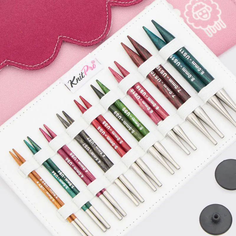 KnitPro Dreamz Special Deluxe Interchangeable Needle Set - Ideal for Shorter Circular Knitting