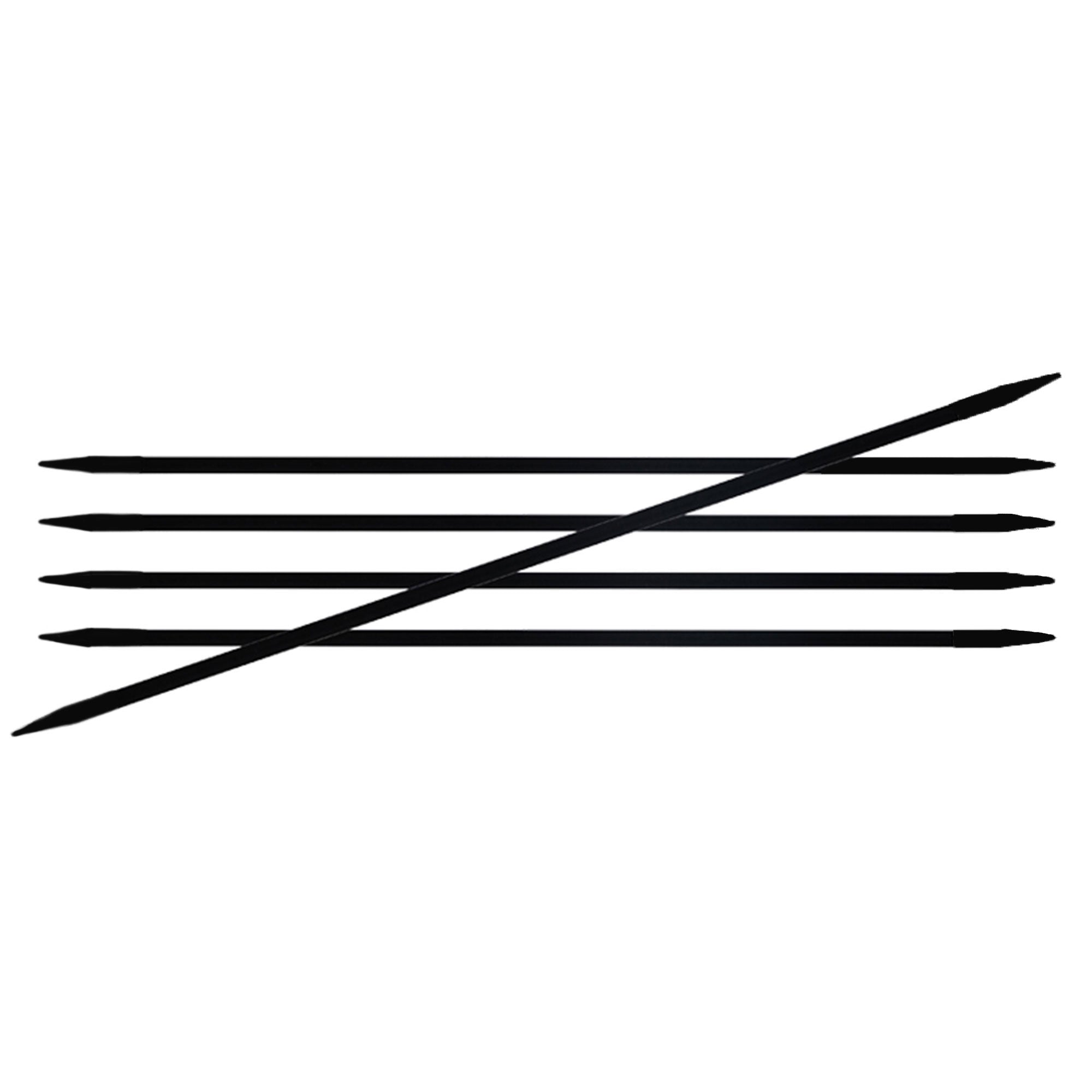KnitPro Karbonz Double Point Needles - Premium US 0000 (1.25mm) - Set of 8 for Exceptional Knitting