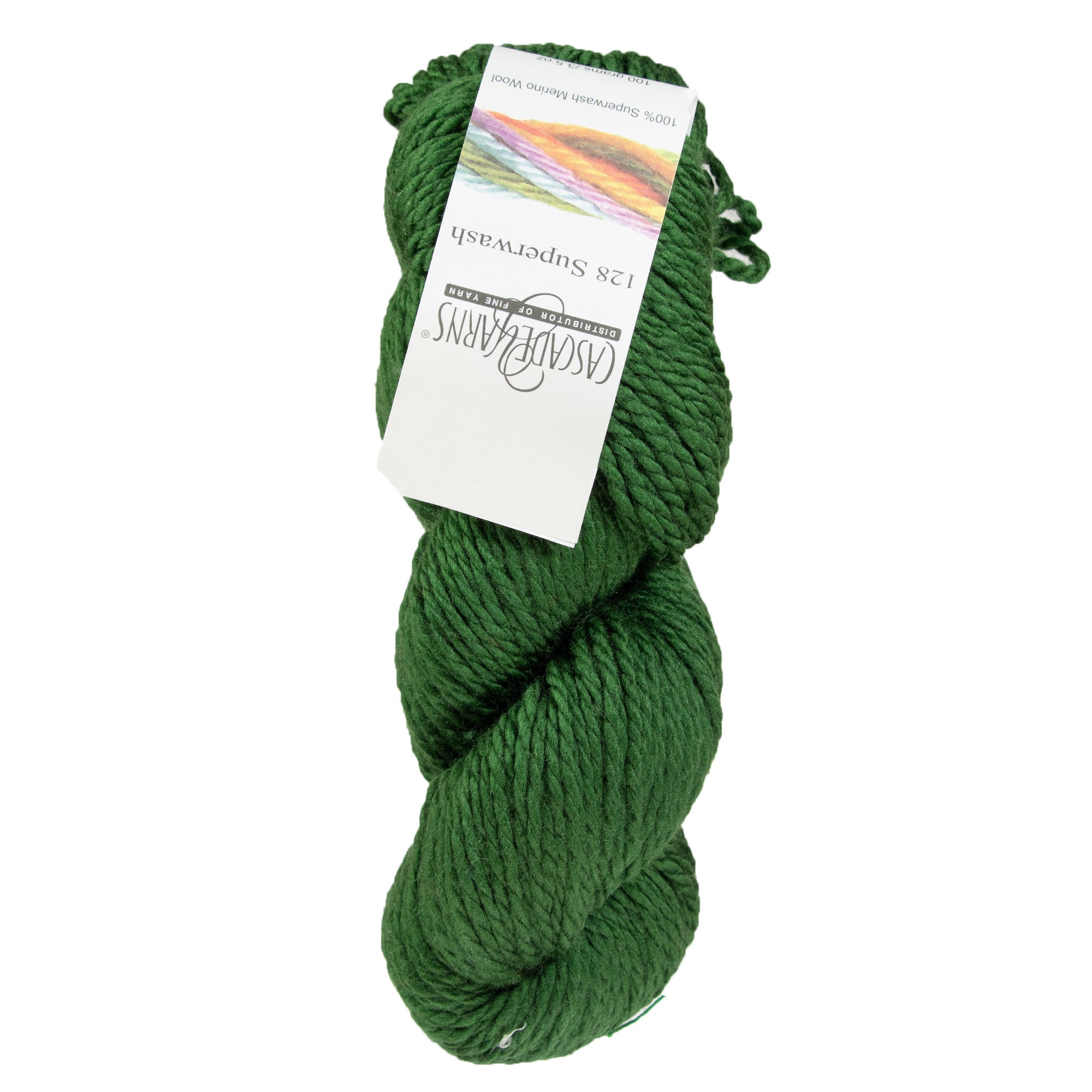 Cascade Yarns 128 Superwash Bulky Merino Wool Yarn - 801 Army Green