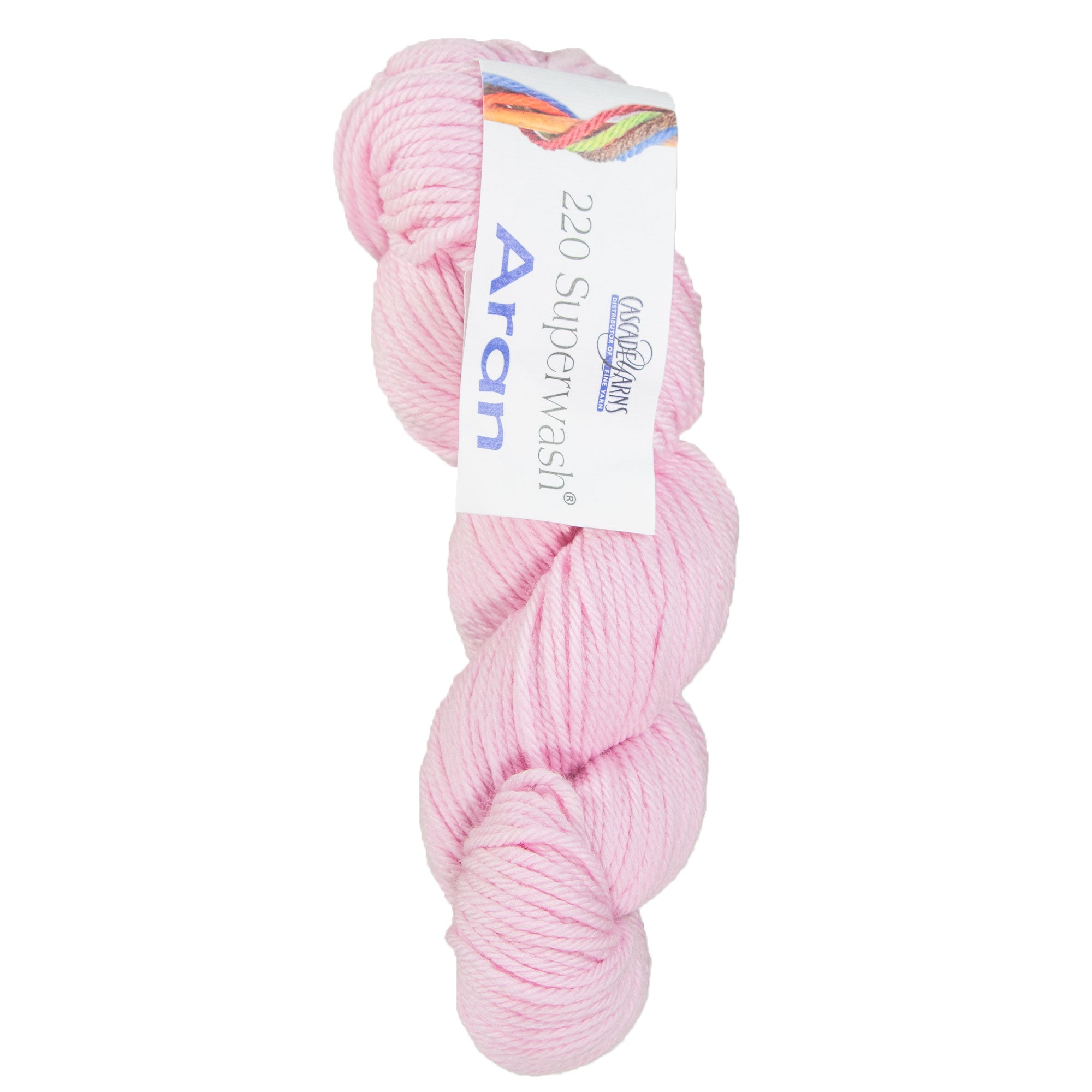 Cascade Yarns 220 Superwash Aran Yarn - Soft and Versatile 0894 Strawberry Cream