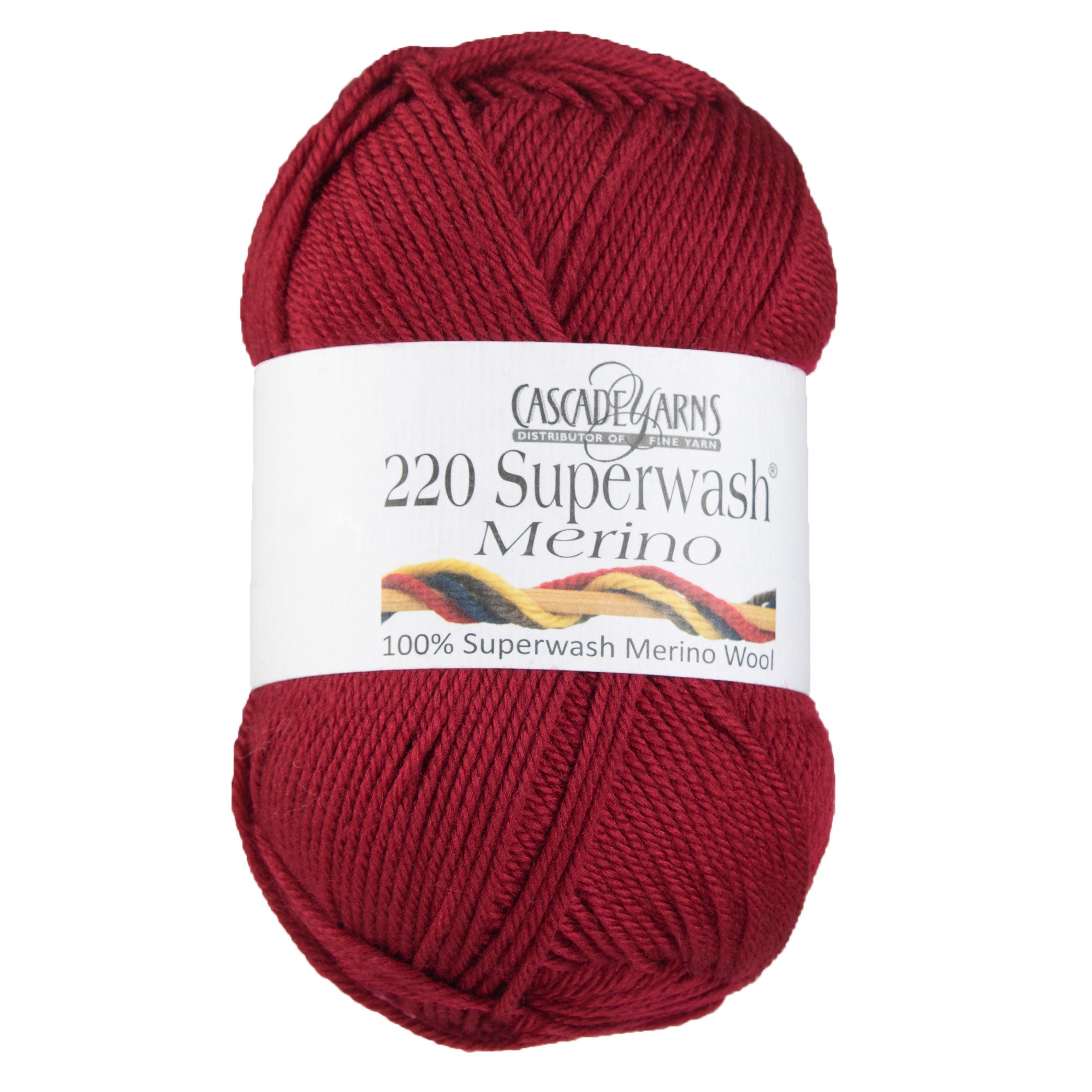 Cascade Yarns 220 Superwash Merino Yarn - Stunning 029 Red
