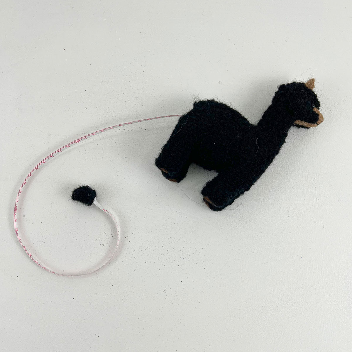 Jimmy Beans Wool Adorable Long Tail Alpaca Tape Measure - Lucy the Long Tail