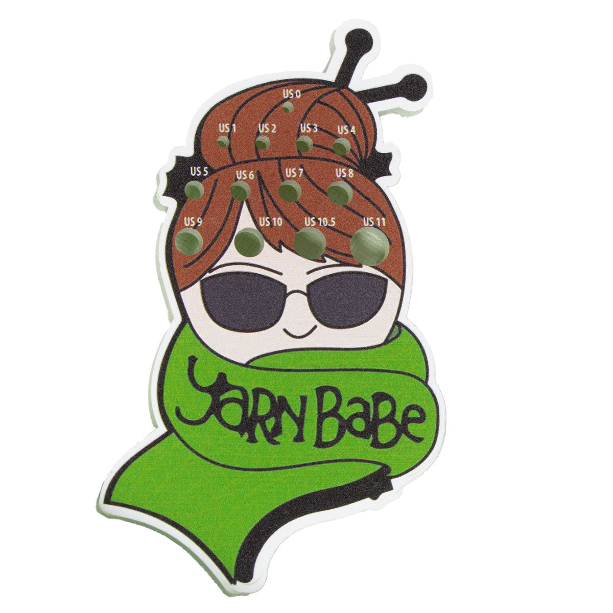 Exclusive Jimmy Beans Wool Yarn Babe Green Scarf Needle Gauge - A Must - Have for Knitters