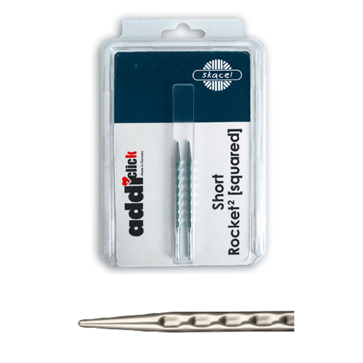 addi Rocket Squared Click Short Tips (4) Knitting Needles - US 10.5