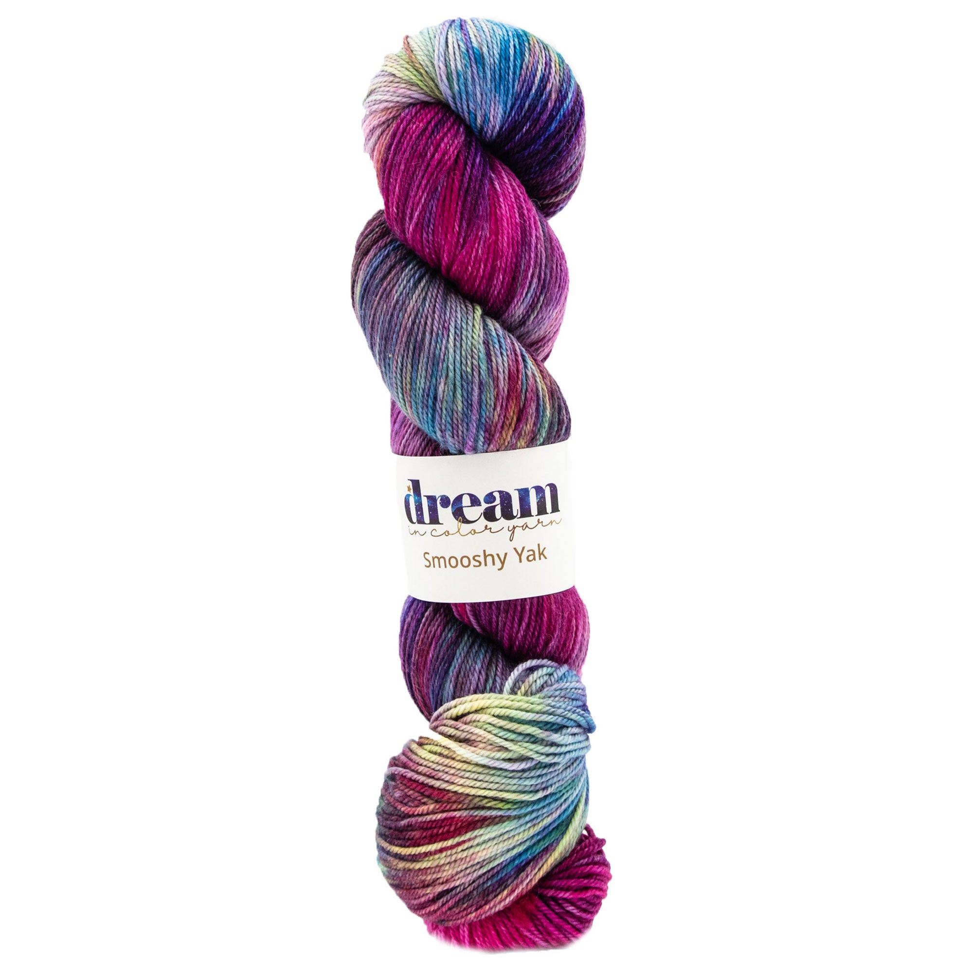 Dream in Color Smooshy Yak Yarn - Cabaret: Soft & Shiny Luxury Yarn