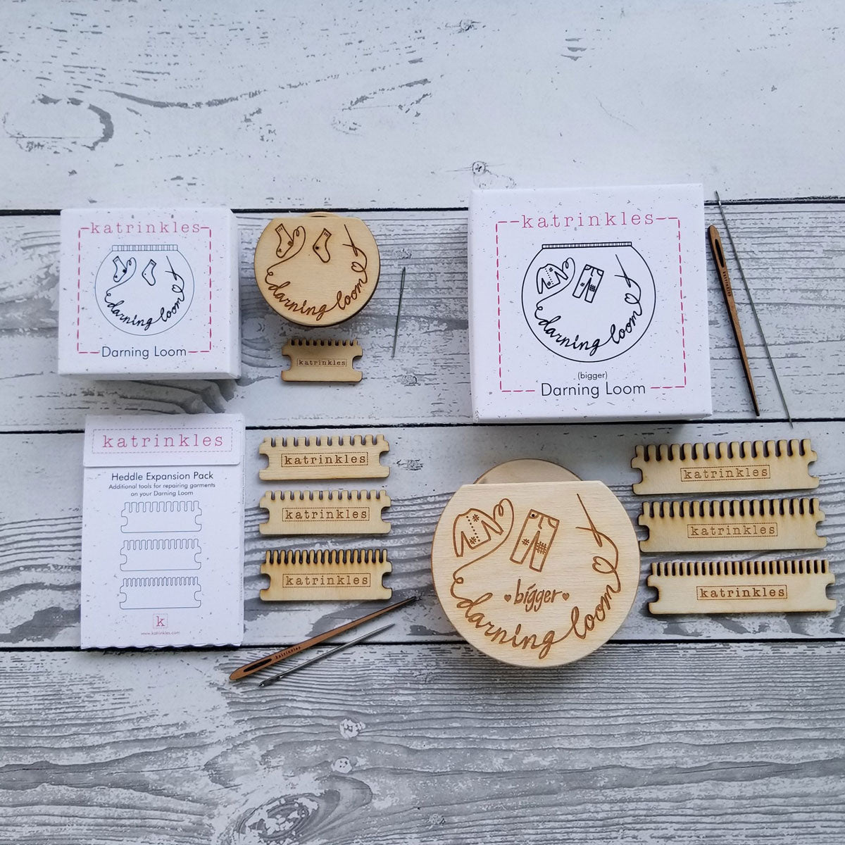 Katrinkles Premium Darning and Mending - Heddle Expansion Pack for Original Loom