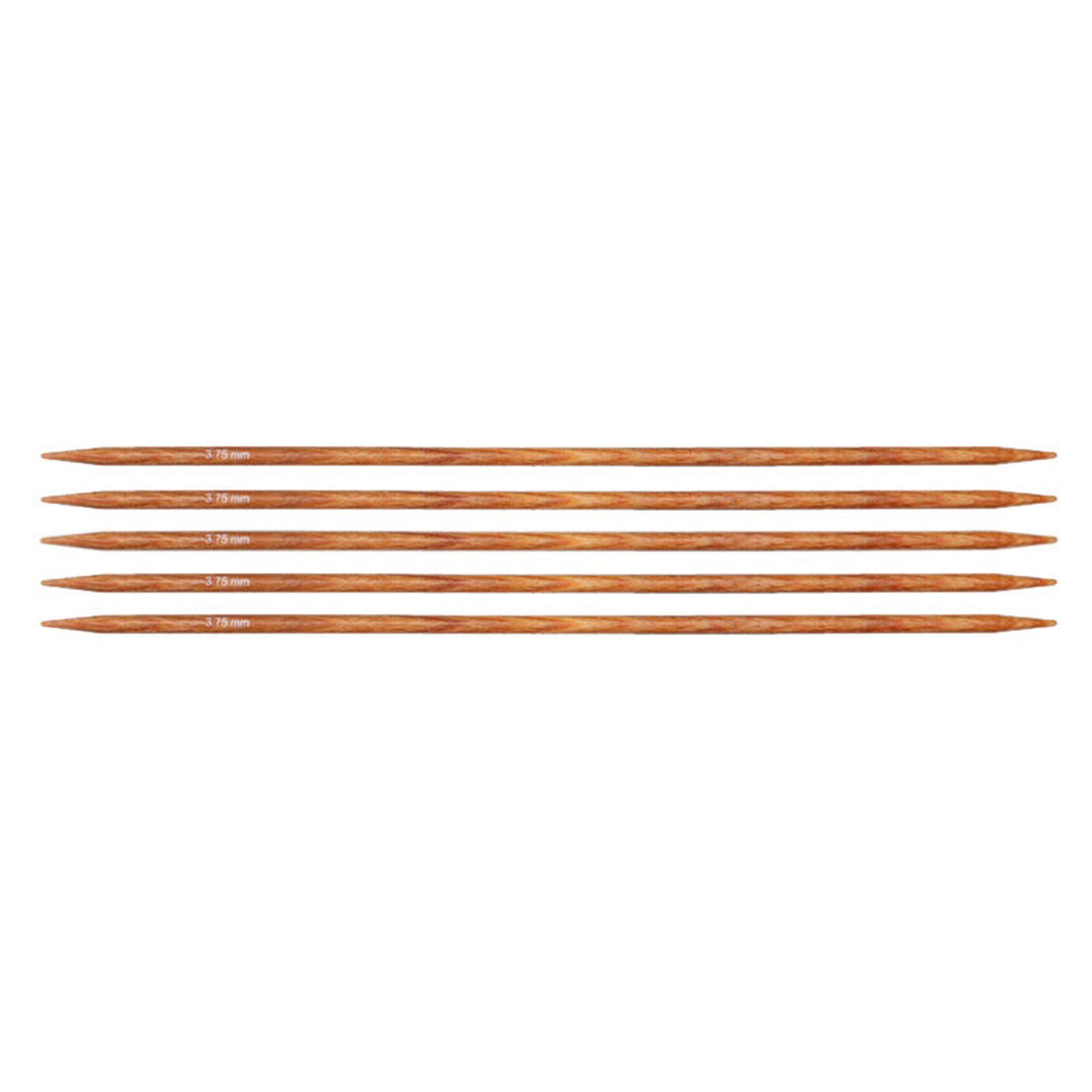 KnitPro Dreamz Double Point Needles - US Sizes 5 - 8 (3.75mm) Vibrant Orange Lily