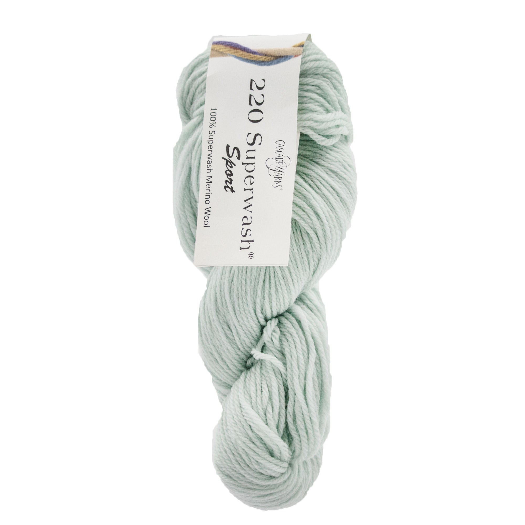 Cascade Yarns 220 Superwash Sport Yarn - Soft and Versatile 500 Dawn Blue