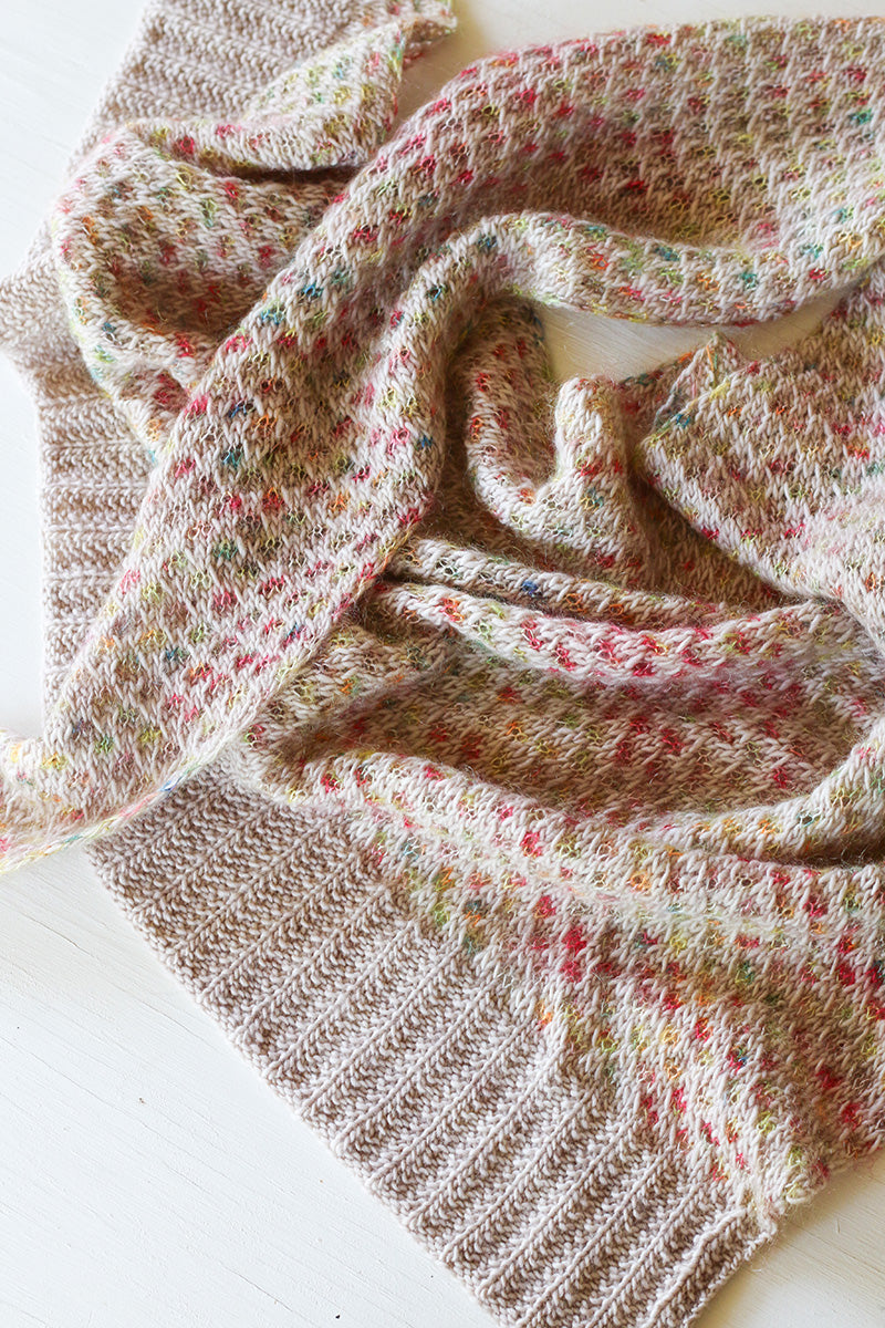 Hot Deal! Madelinetosh Fairlight Knitting Wrap Kit for Elegant Shawl Creation