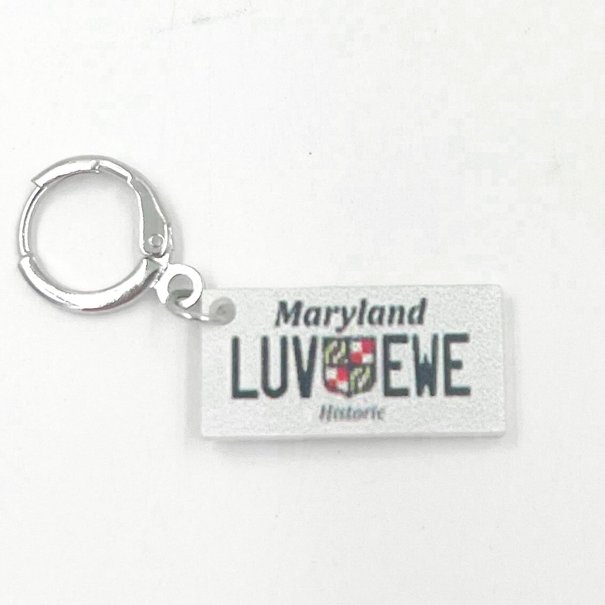 Jimmy Beans Wool Exclusive Maryland State Stitch Markers for USA Stitching Enthusiasts