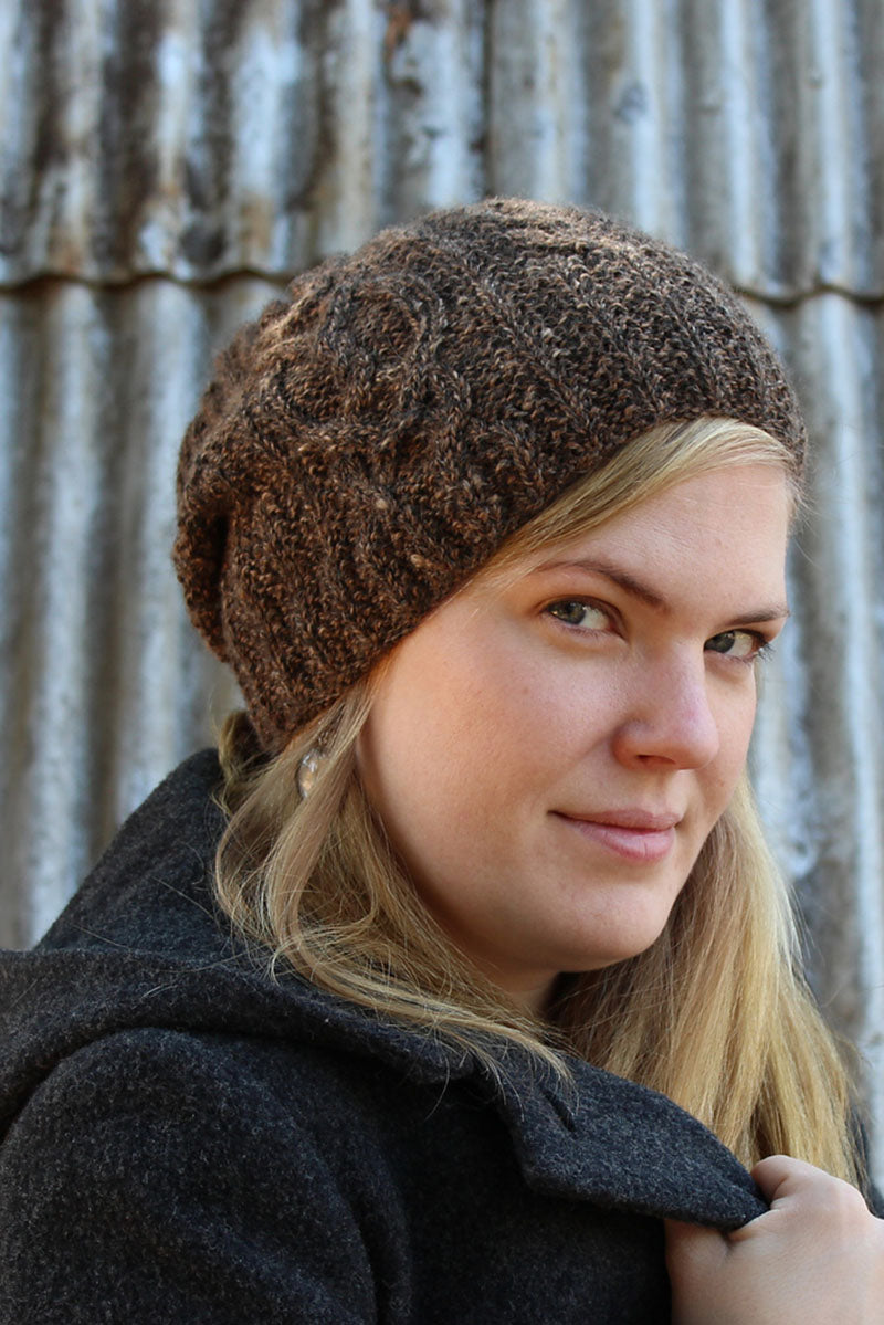 Justine Chenel Designs Western Slope Beanie Pattern - PDF Download for Adult Medium (Large)