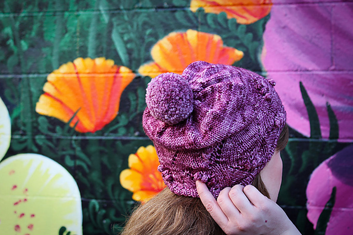 Justine Chenel Designs Patterns - Sparkling Pop & Fizz Beanie PDF Download - Adult S/M & M/L Sizes