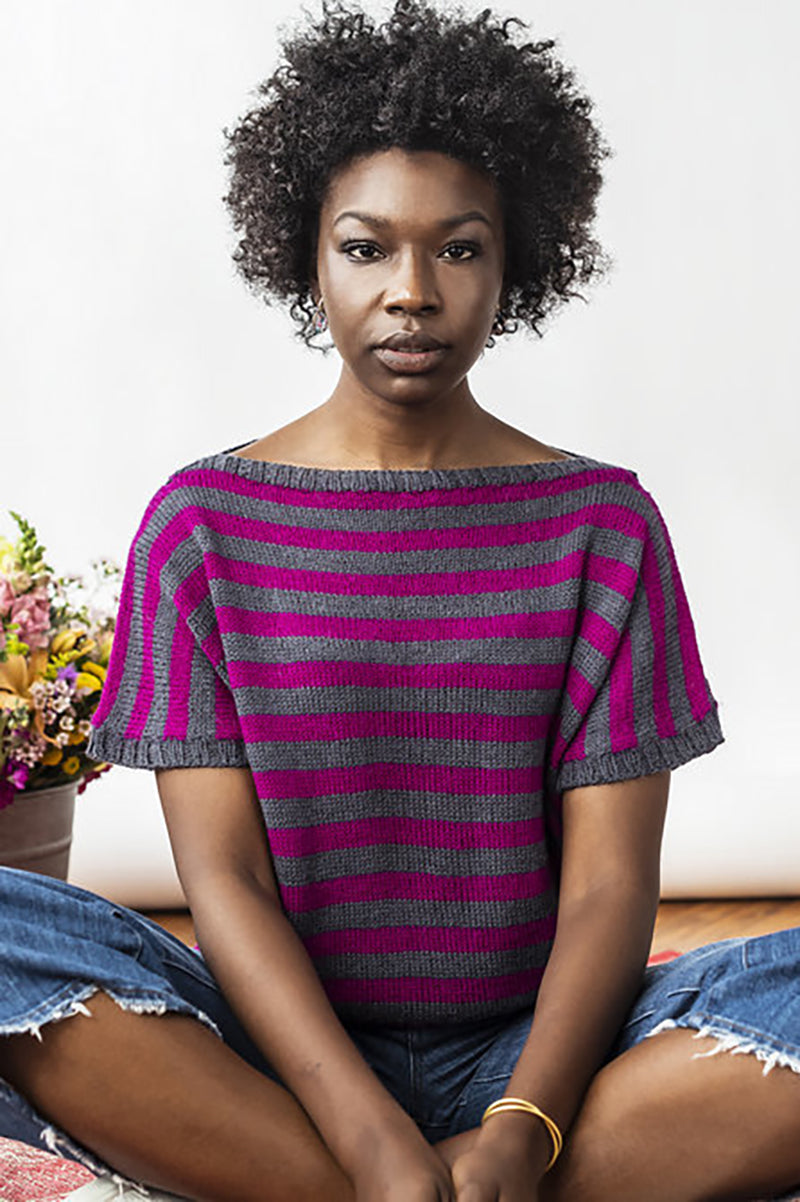 Kelbourne Woolens Exclusive Pattern Collection - Roxborough Dolman Tee PDF Download