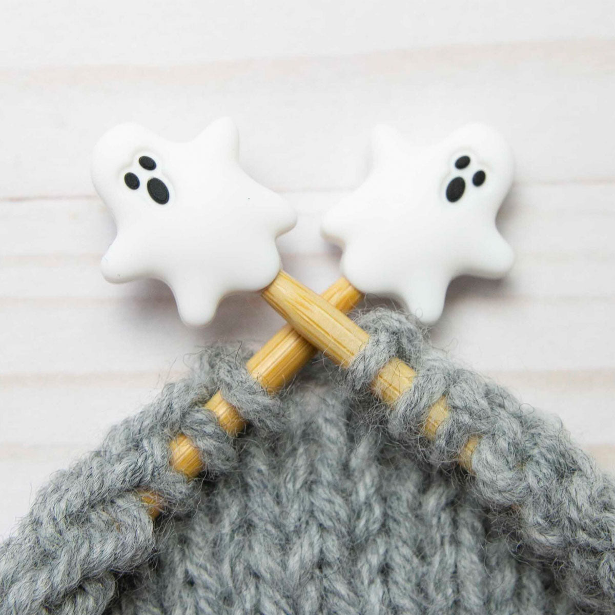 Fox & Pine Stitches Adorable Ghost-themed Stitch Stoppers/Point Protectors