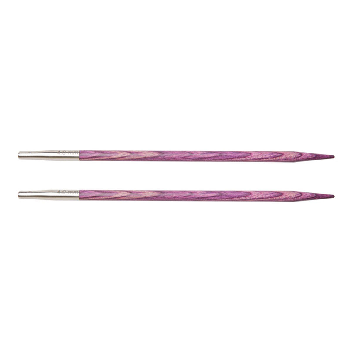 KnitPro Dreamz Fuchsia Fan Interchangeable Needle Tips - US Size 6 (4.0mm)