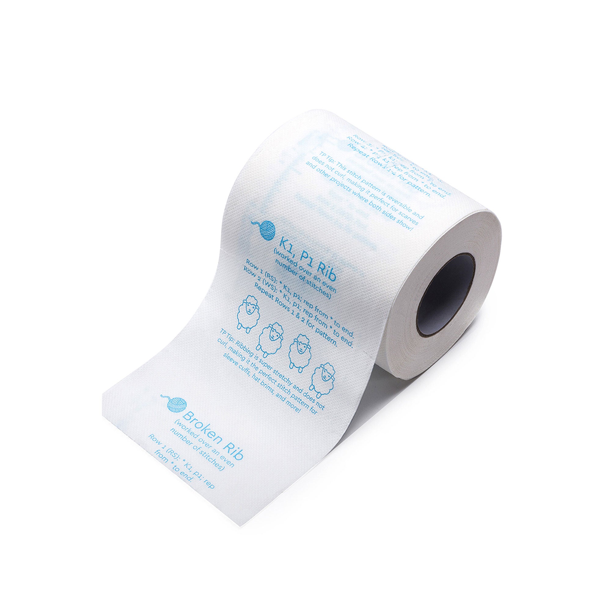 Jimmy Beans Wool Sh*t Along Kits - Single Roll of Coffeeberry-themed JBW TP for Knitting and Crochet