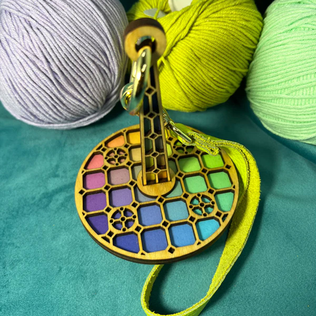 Lemonwood Yarn Box & Mini Minder Grisaille - Ideal for Crafters