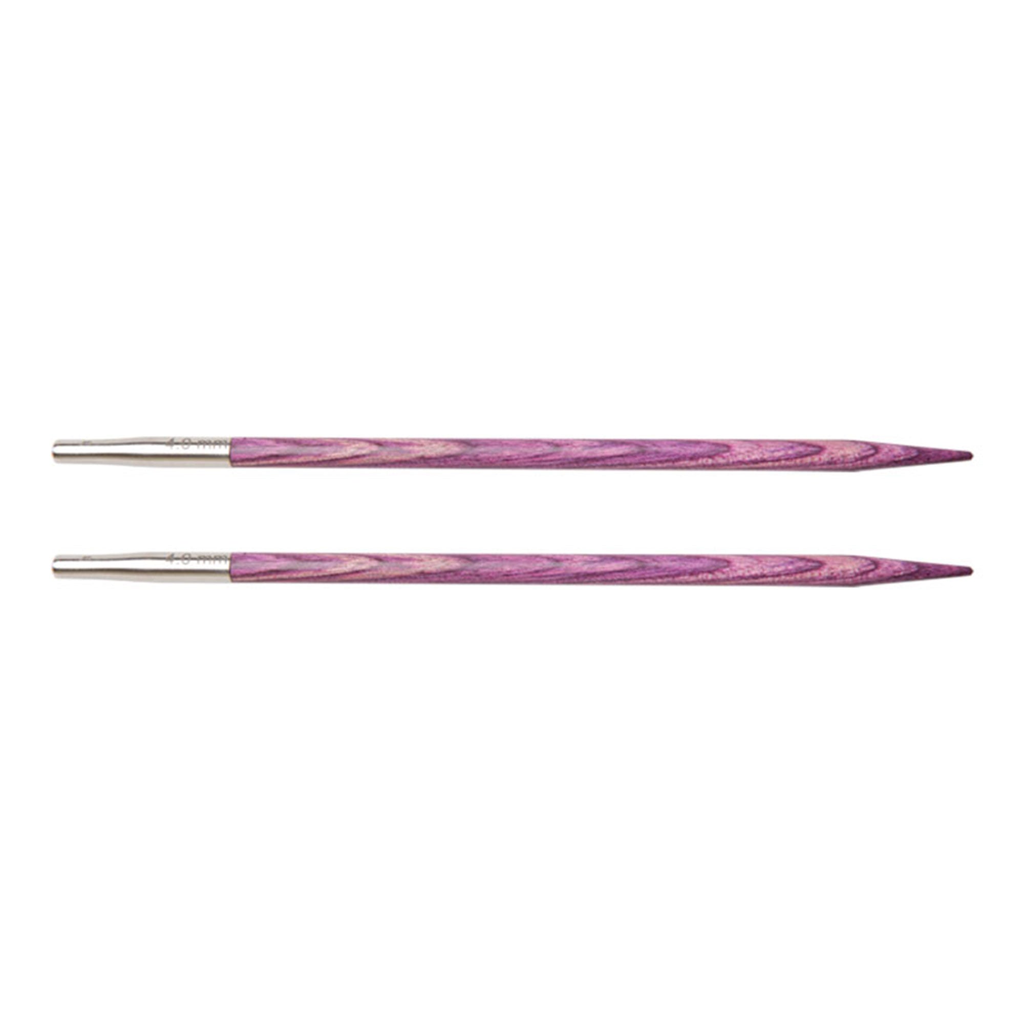 KnitPro Dreamz Fuchsia Fan Interchangeable Needle Tips - US Size 6 (4.0mm)