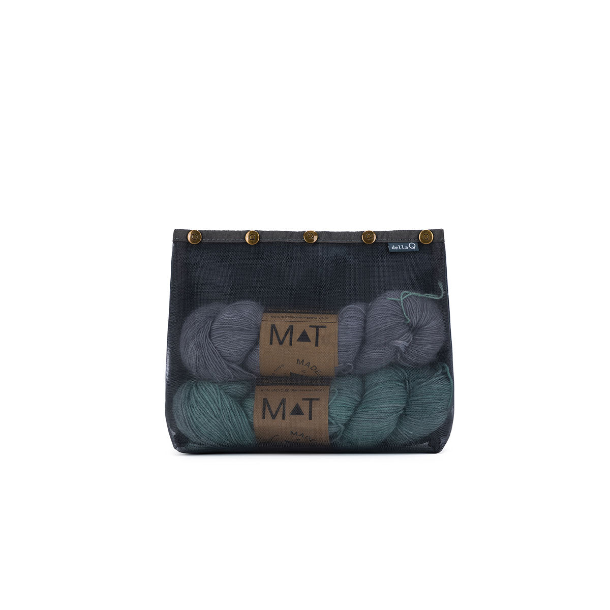 della Q Maker's Blue Transparent Mesh Tote for On - the - go Projects