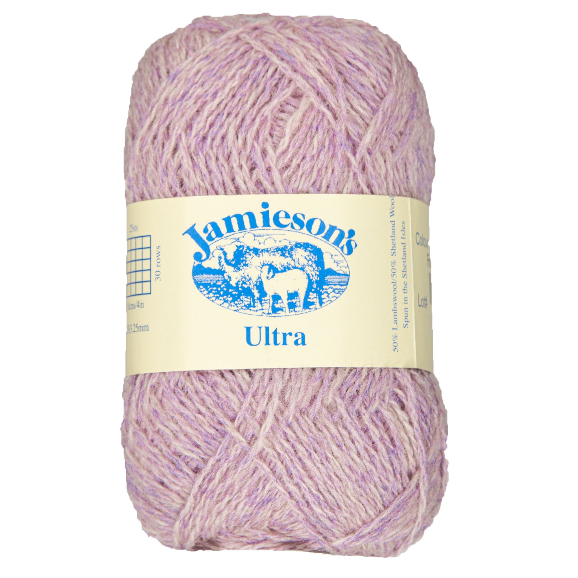 Jamieson's of Shetland Ultra Soft Lace Weight Yarn - 565 Frosted Grape