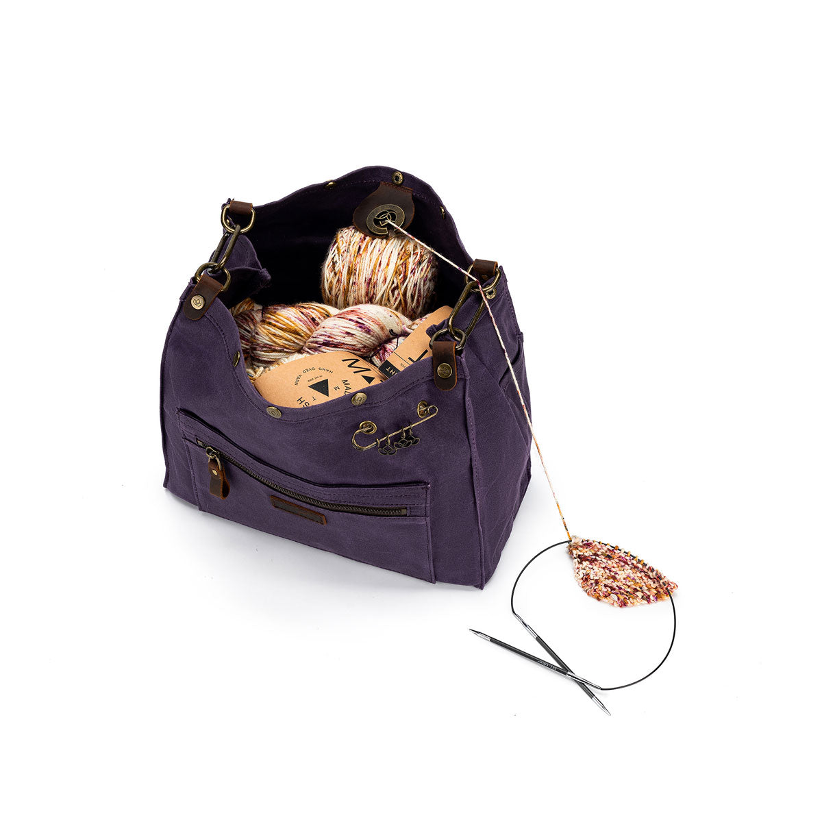 della Q Maker's Mustard Canvas Rucksack - The Ultimate Multi - Function Craft Bag