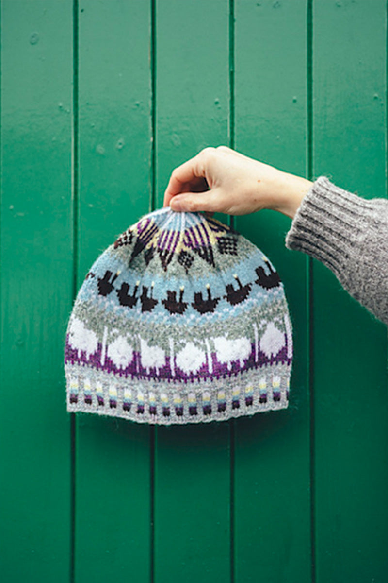 Jamieson's of Shetland Stunning Roadside Beanie Knitting Kit Inspired by Shetland Sheep and Fishing Boats