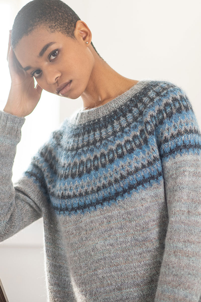 Berroco Booklet 427 - Dulce Patterns - Chiara Colorwork Pullover Pattern - PDF Download
